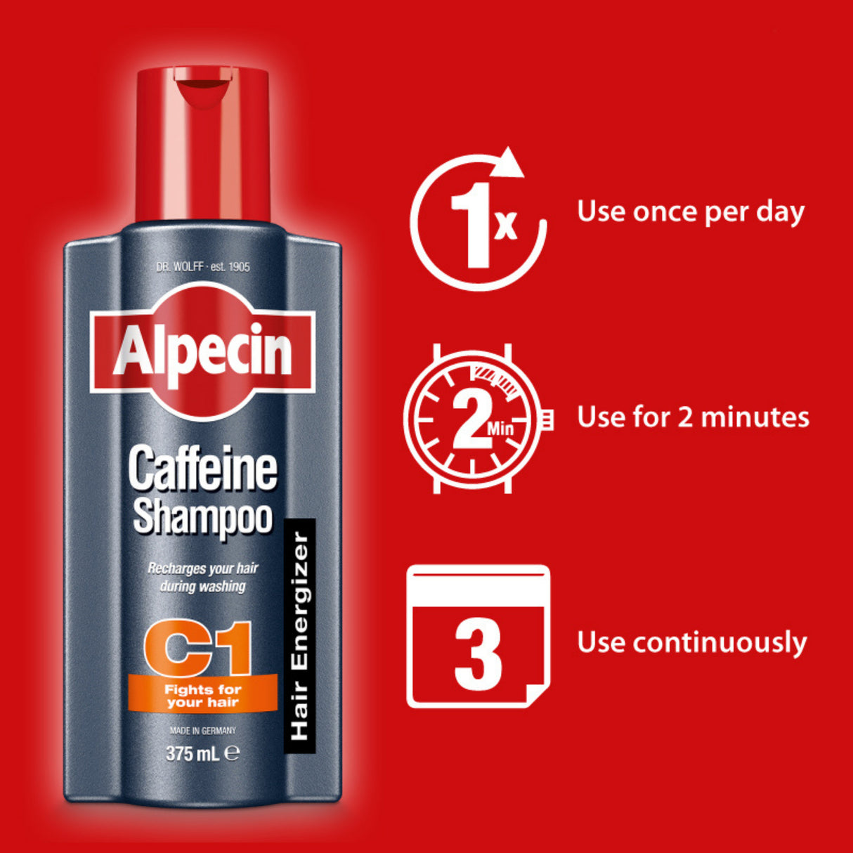 Alpecin Caffeine Shampoo 375 mL