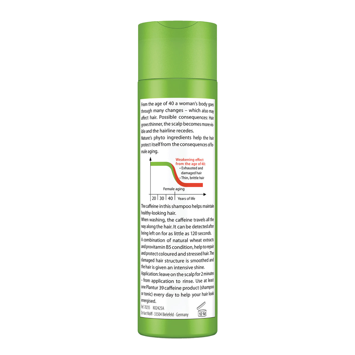 Plantur 39 Phyto-Caffeine Shampoo For Coloured & Stressed Hair 250ml
