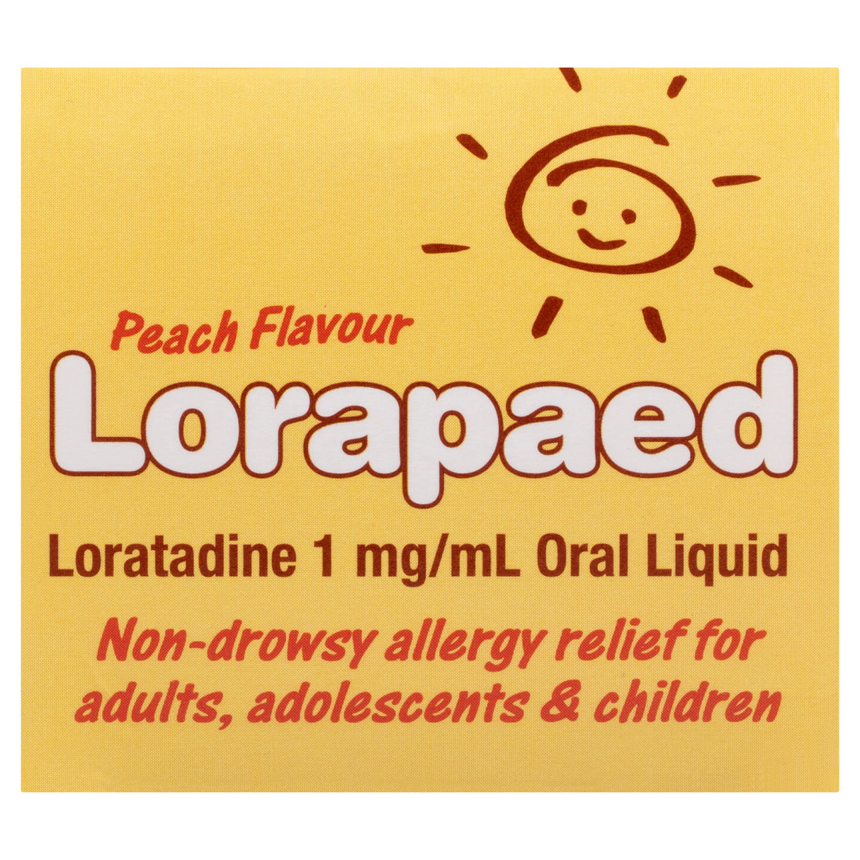 Lorapaed Liquid Peach Flavour 150 mL