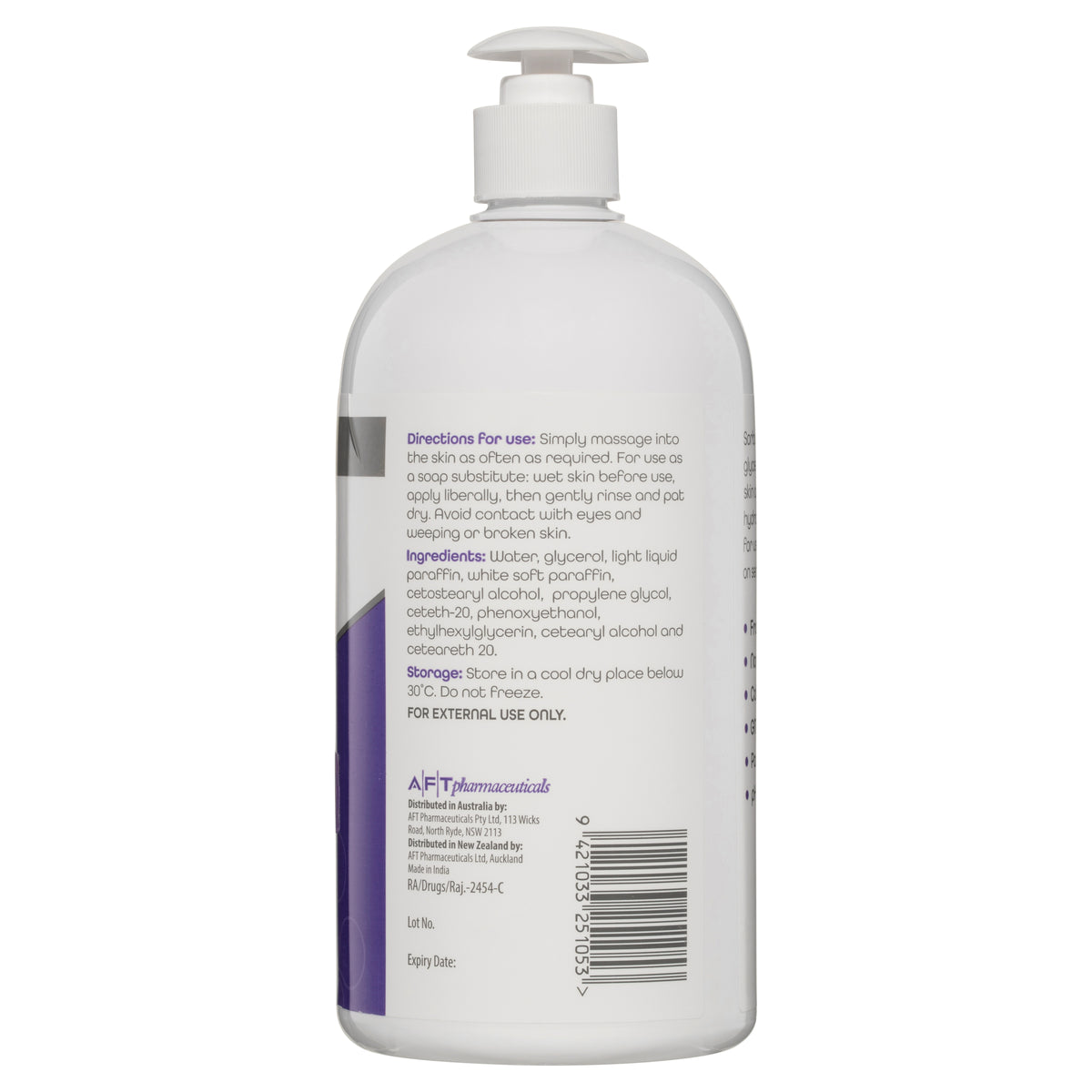 TOPIDERM Sorbolene Moisturiser for Dry Skin 950ml