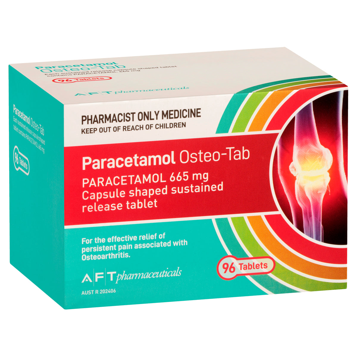 Paracetamol Osteo-Tab® 96 Tablets Blister Pack