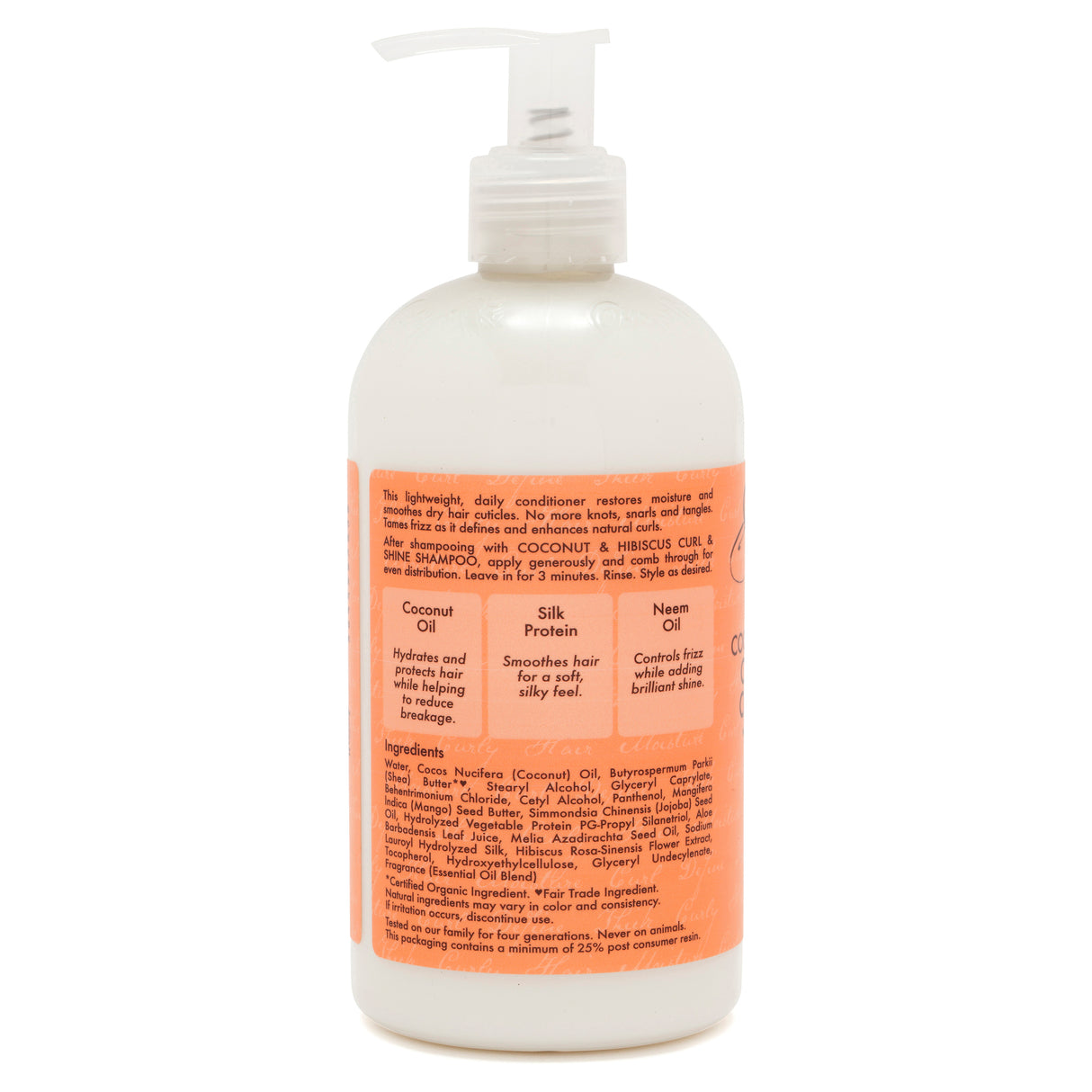 Shea Moisture Coconut & Hibiscus Curl & Shine Conditioner 384mL