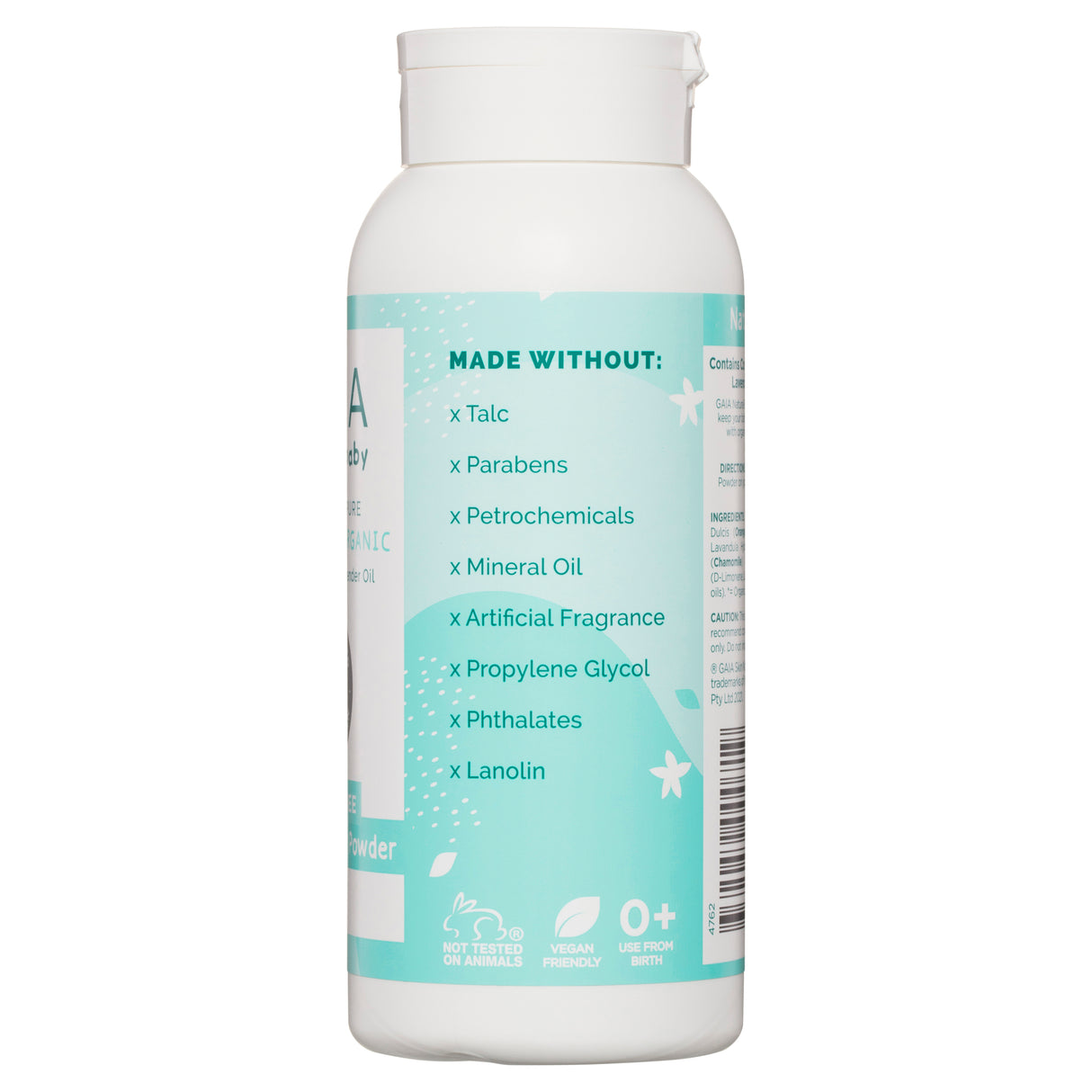 GAIA Talc Free Natural Baby Powder 200g
