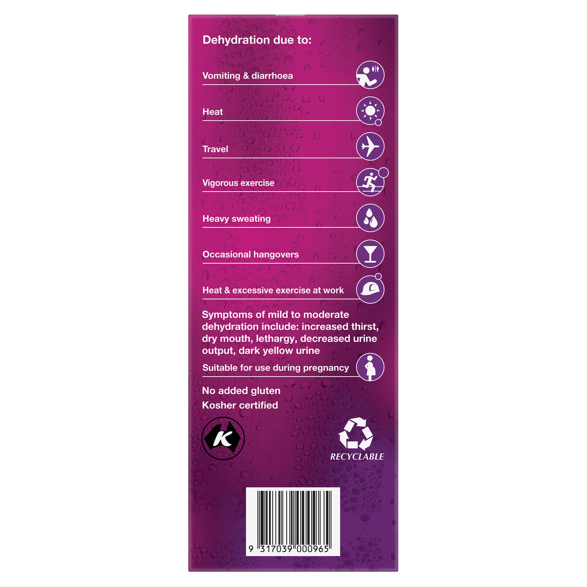 Hydralyte Electrolyte Ice Blocks Apple Blackcurrant Flavoured 16 Pack
