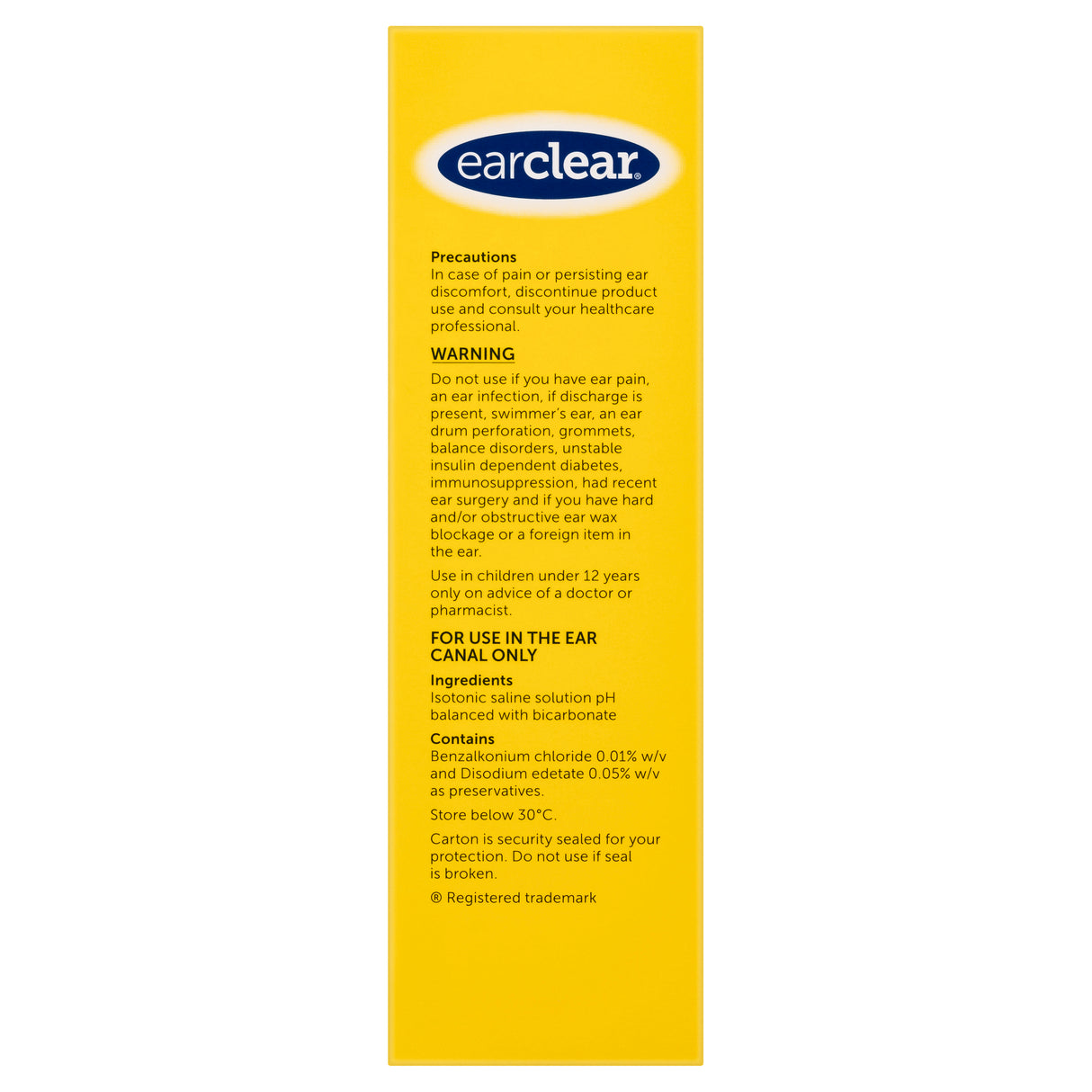 EarClear Cleansing Spray 100 mL
