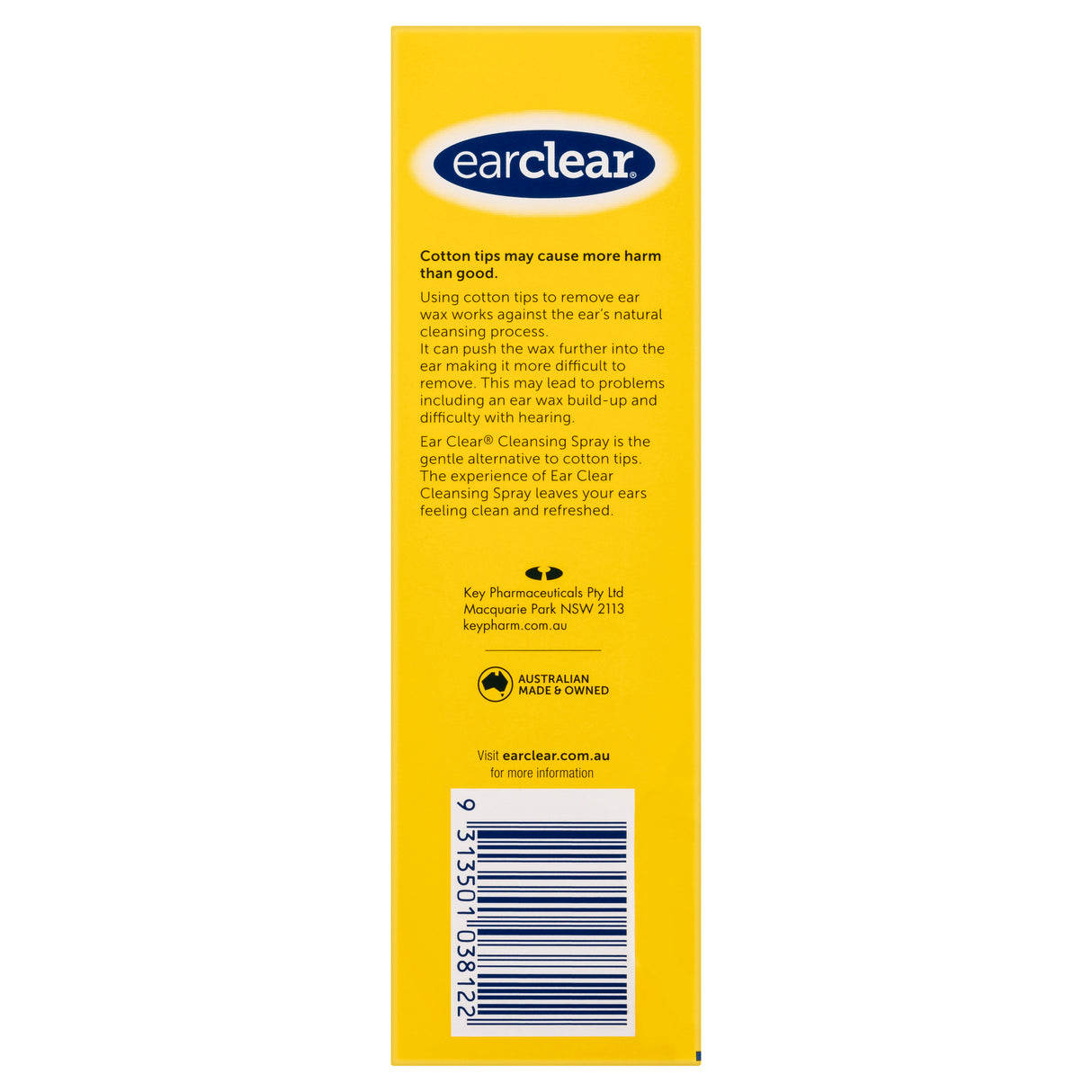 EarClear Cleansing Spray 100 mL