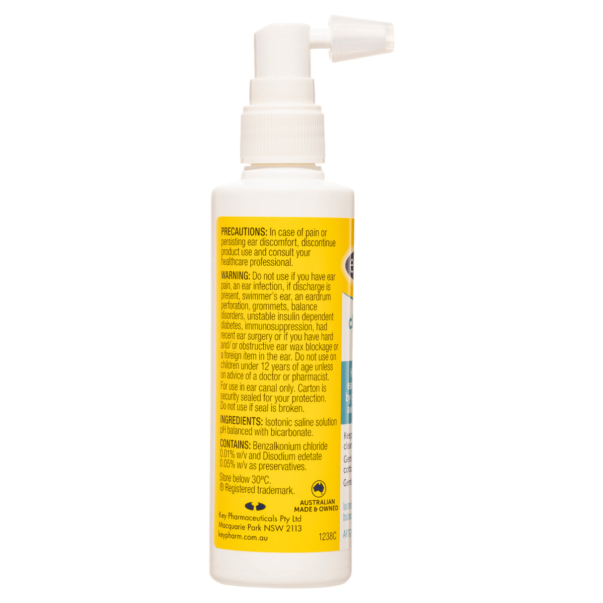 EarClear Cleansing Spray 100 mL