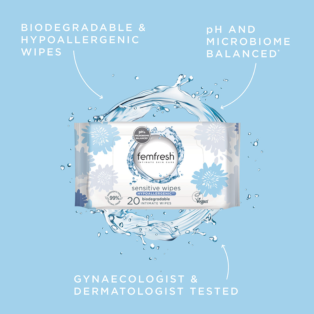 FEMFRESH Wipes Sensitive 20pk
