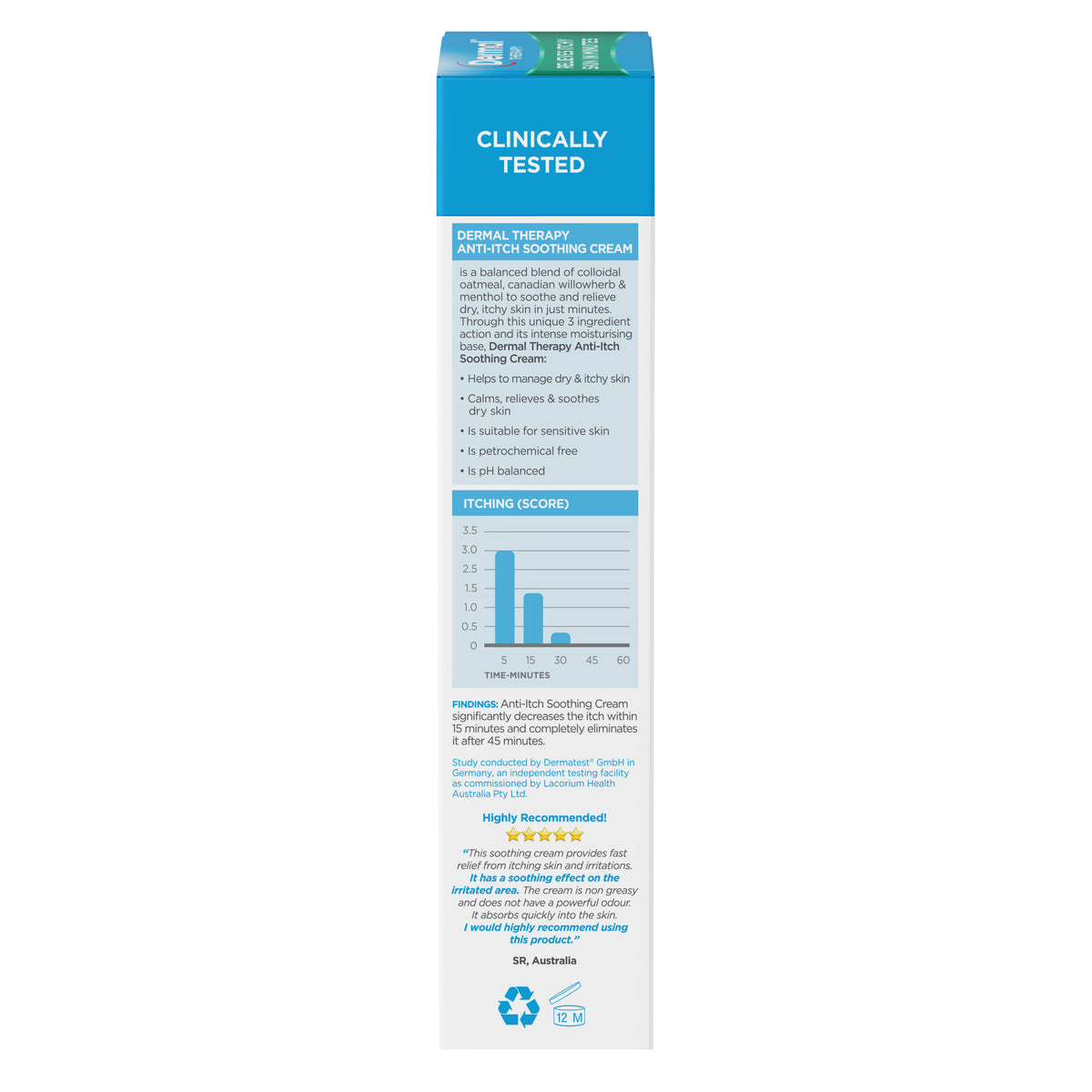 Dermal Therapy Anti-Itch Soothing Cream 85g