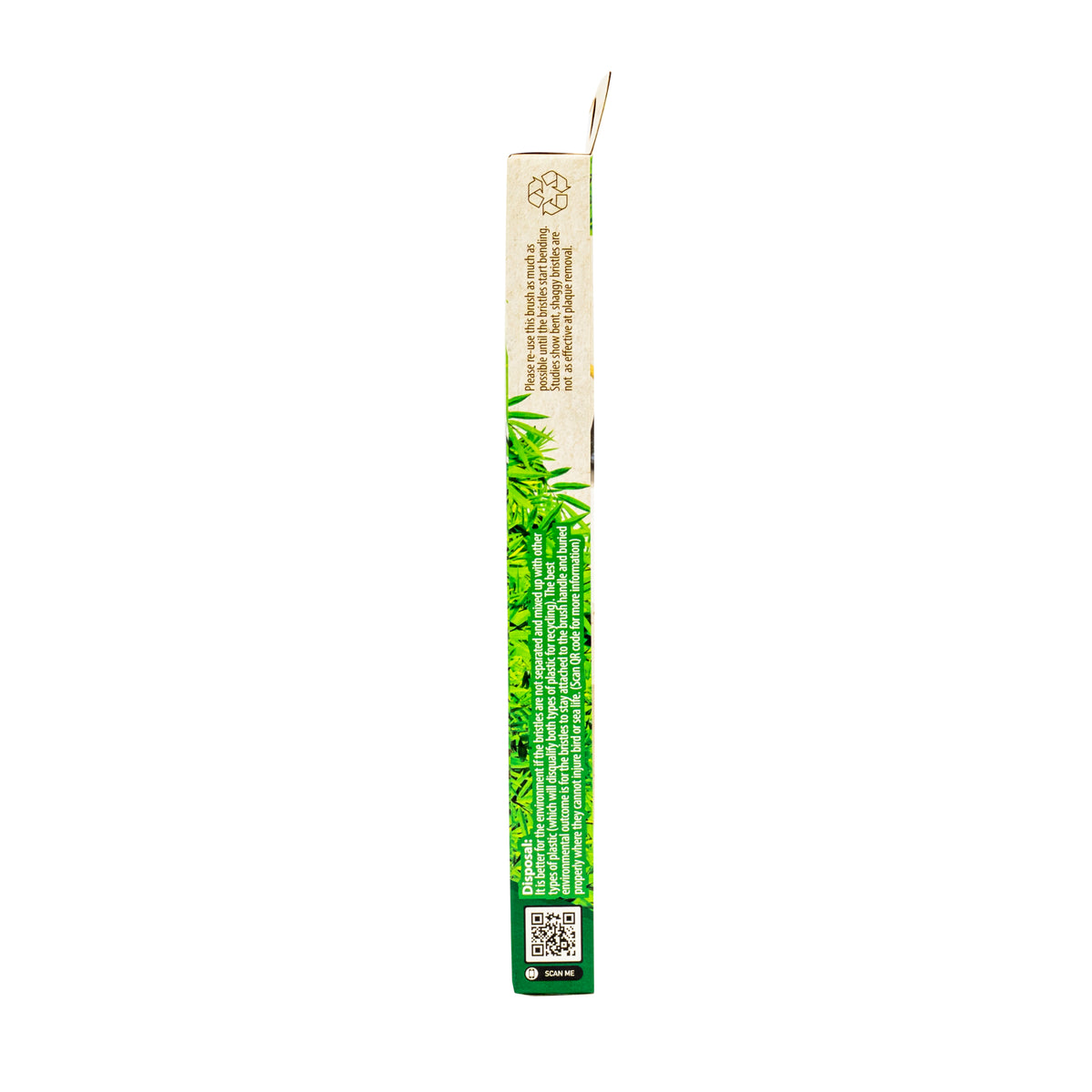 Piksters Bamboo Classic Adult Toothbrush Medium 6pk