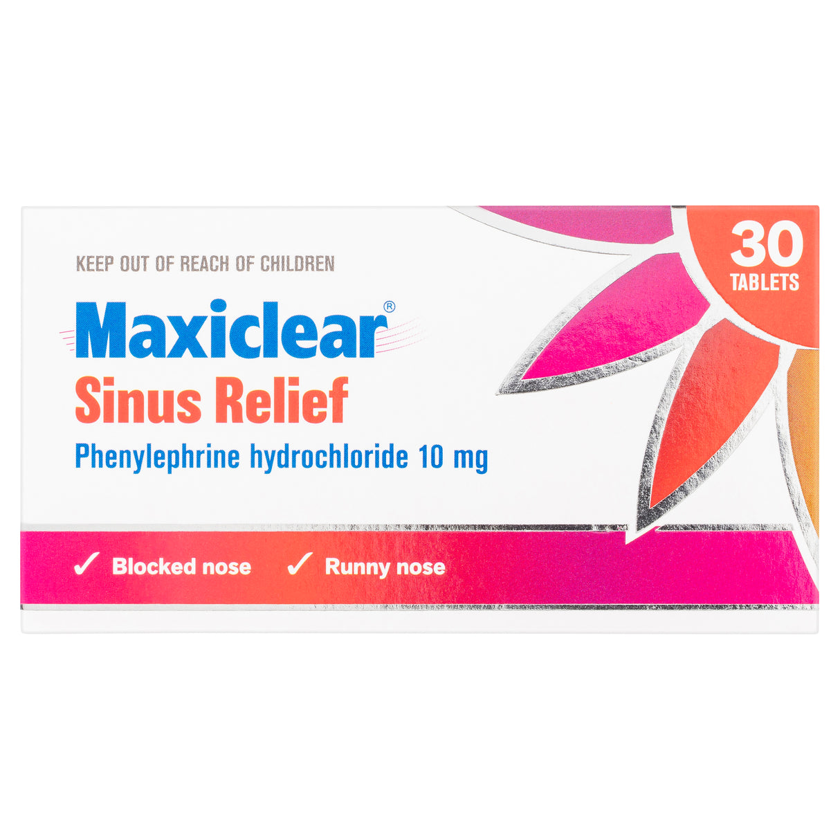 Maxiclear Sinus Relief 30 Tablets