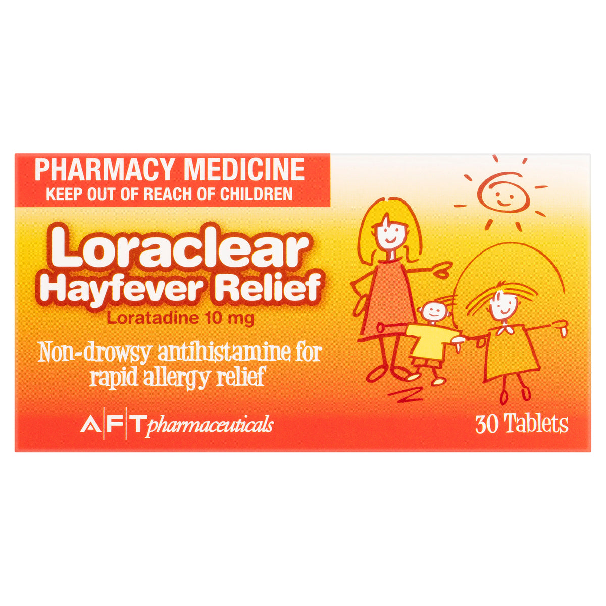 LORACLEAR Hayfever Medicine 10mg 30 tabs