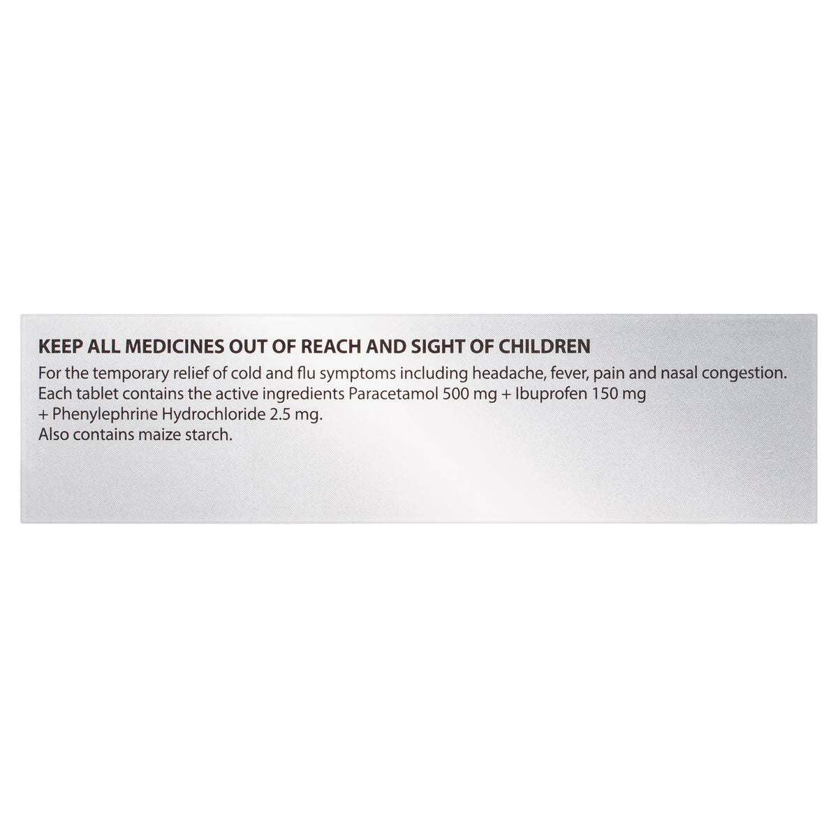 Maxigesic® PE Triple Action Cold, Flu & Sinus Relief 30 Tablets