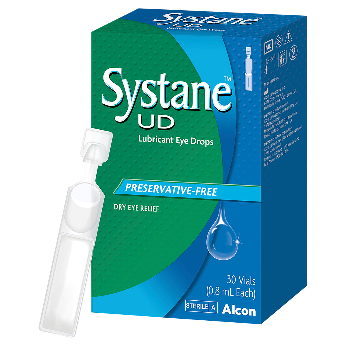 Systane Lubricating Eye Drops PF 0.8ml Vials 30