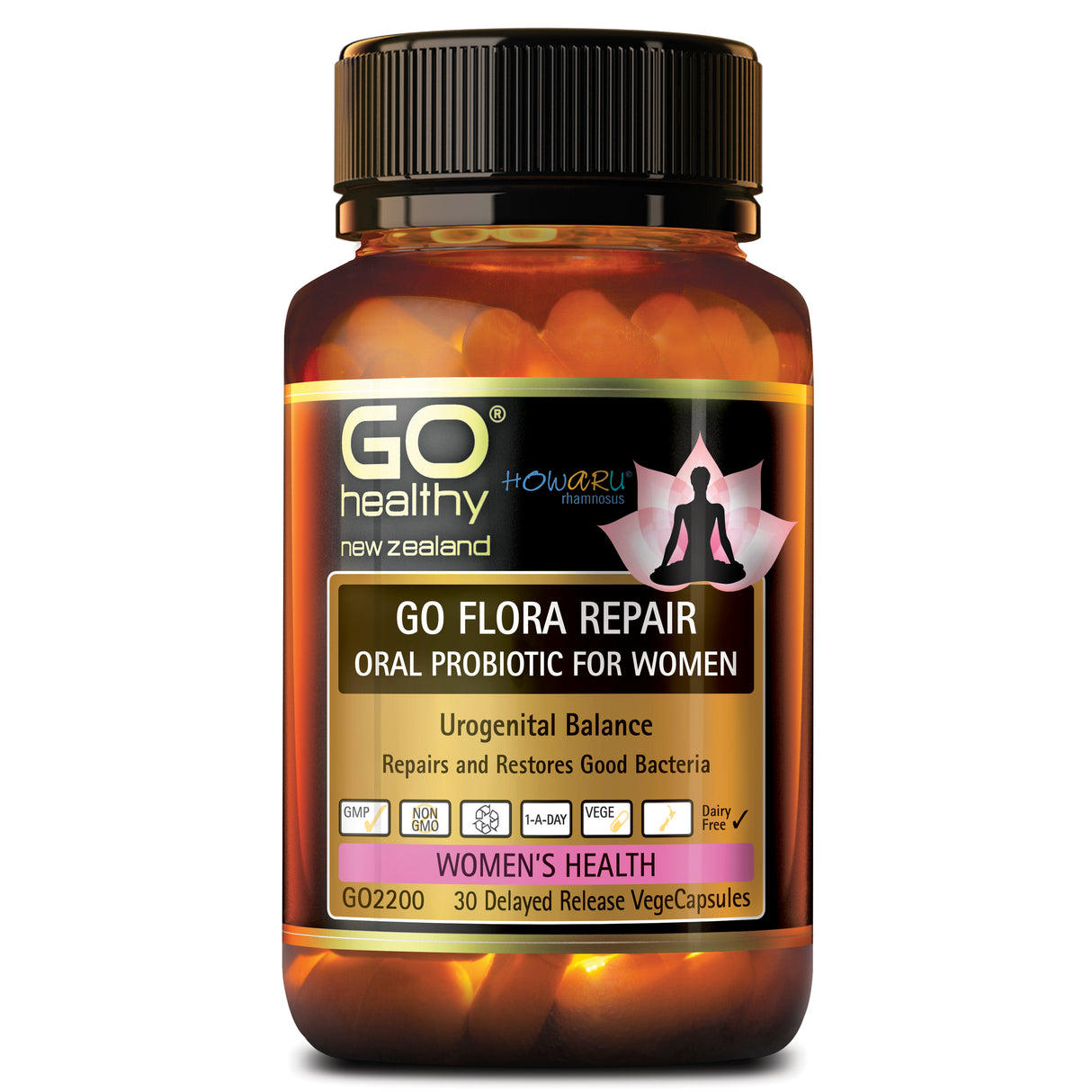 GO Healthy GO Flora Repair Vaginal Probiotic 30 VCaps