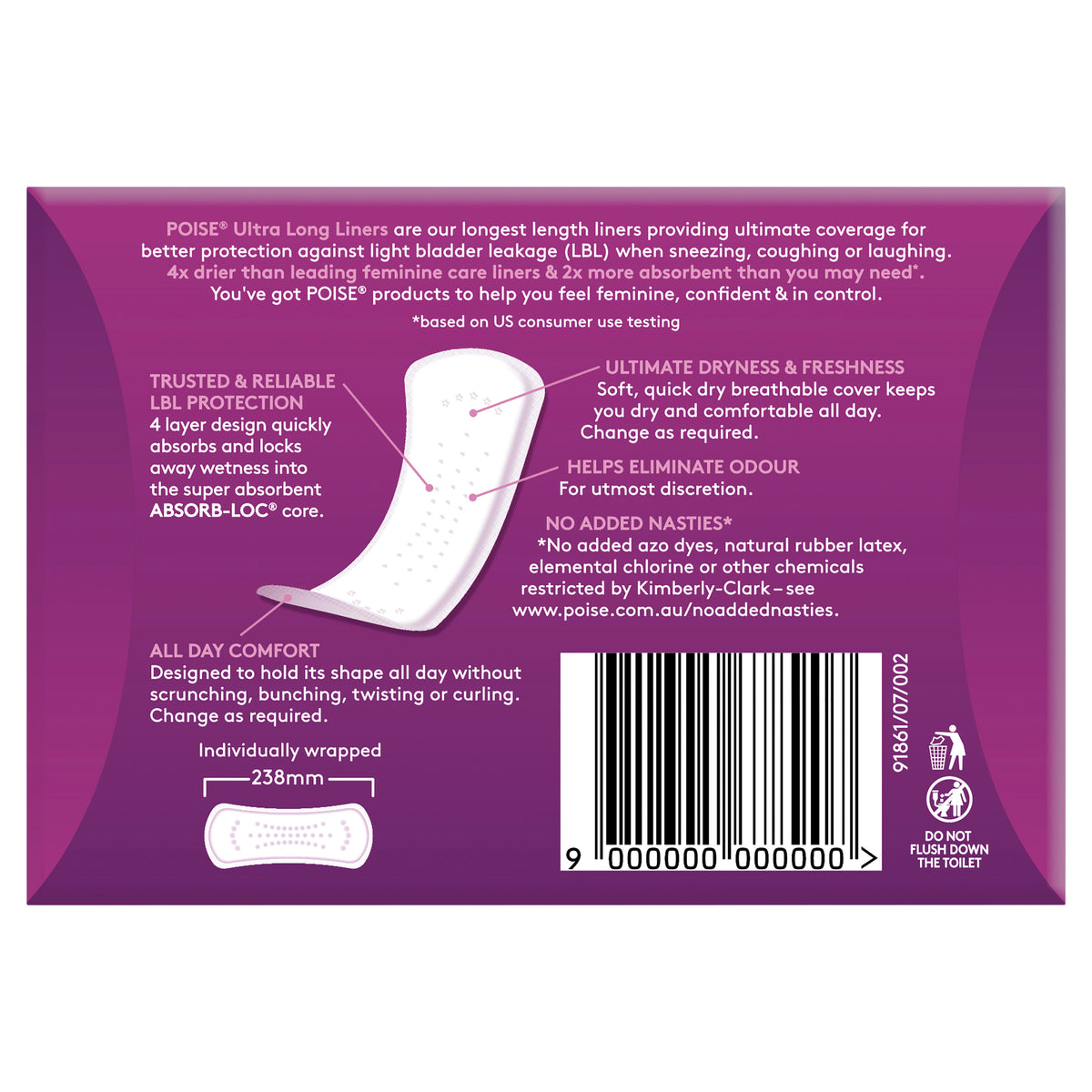 POISE Liner Ultra Long 20