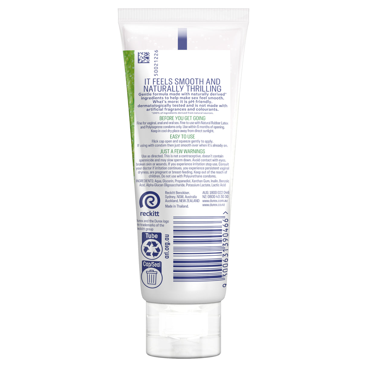 Durex Naturals Intimate Gel Moisturising Lubricant 100ml