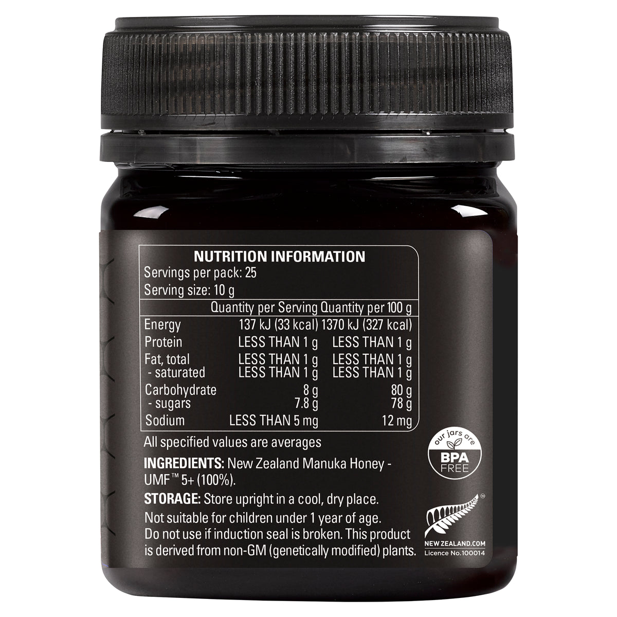 Comvita UMF 5+ Manuka Honey 250g
