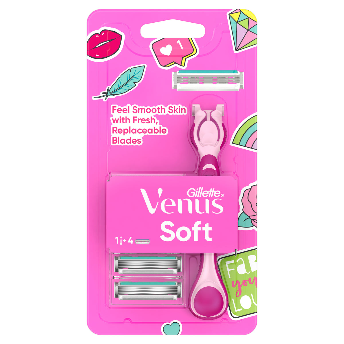 Gillette Simply Venus Hybrid 4Up