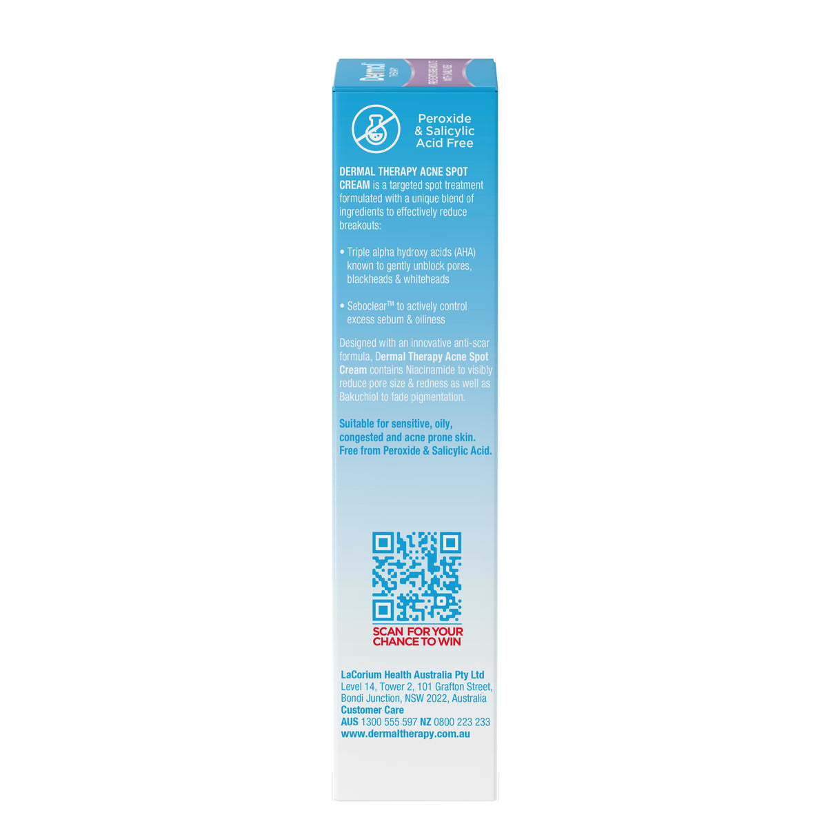 DERMAL THERAPY Acne Spot Cream 30g
