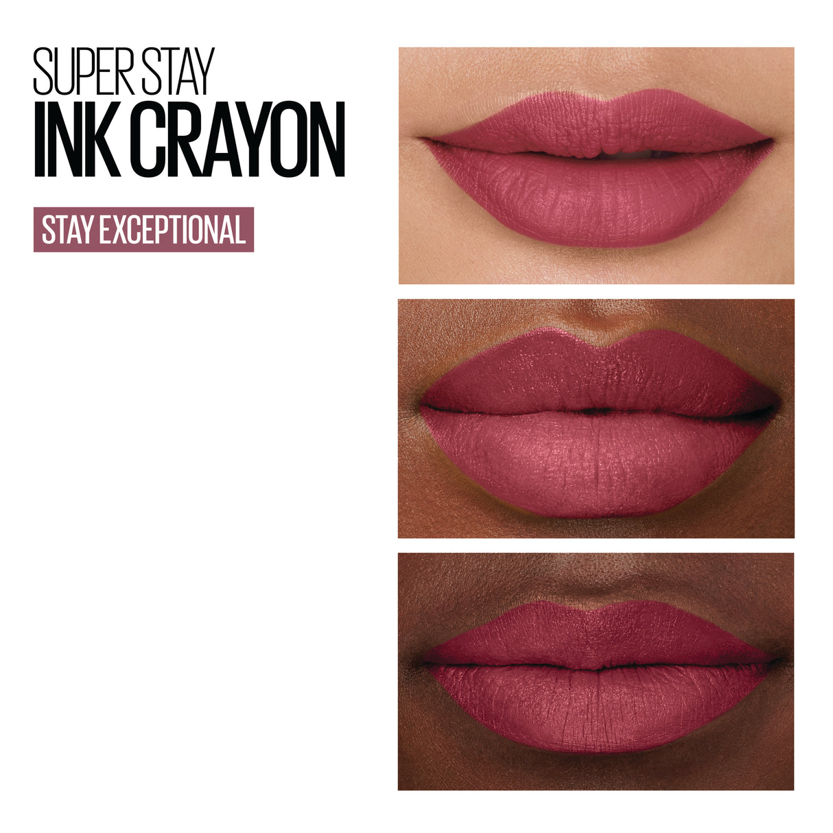 Maybelline SuperStay Ink Crayon Lipstick - Stay Exceptional