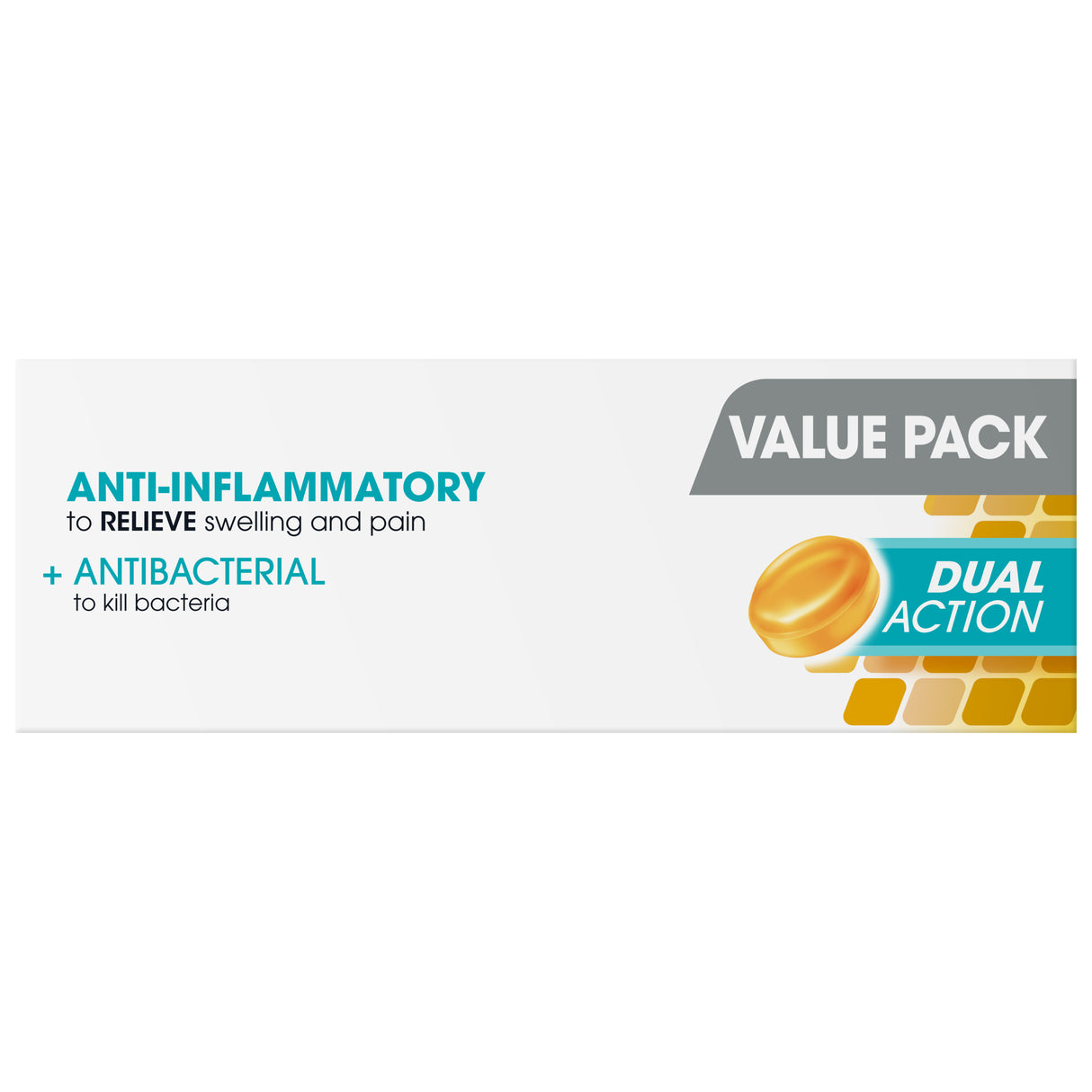 Difflam Lozenges Anti-Inflammatory + AntiBacterial Honey Lemon 32s