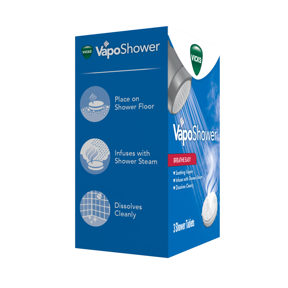 VICKS Vaposhower Tablets 3pk