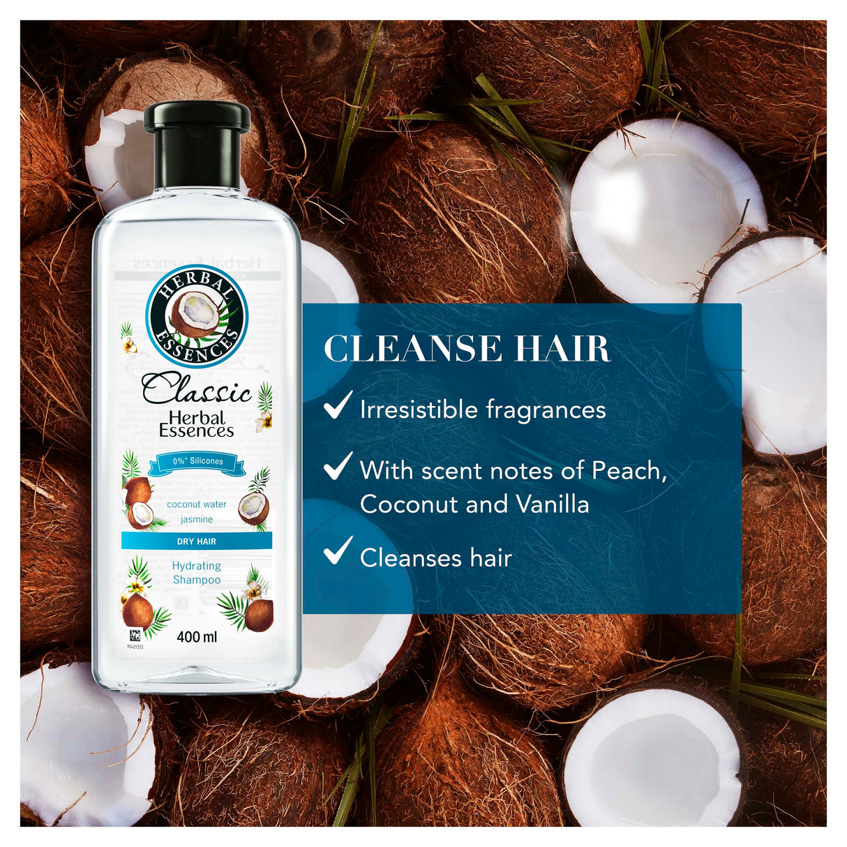 Herbel Essences Classics Coconut Shampoo 400ml