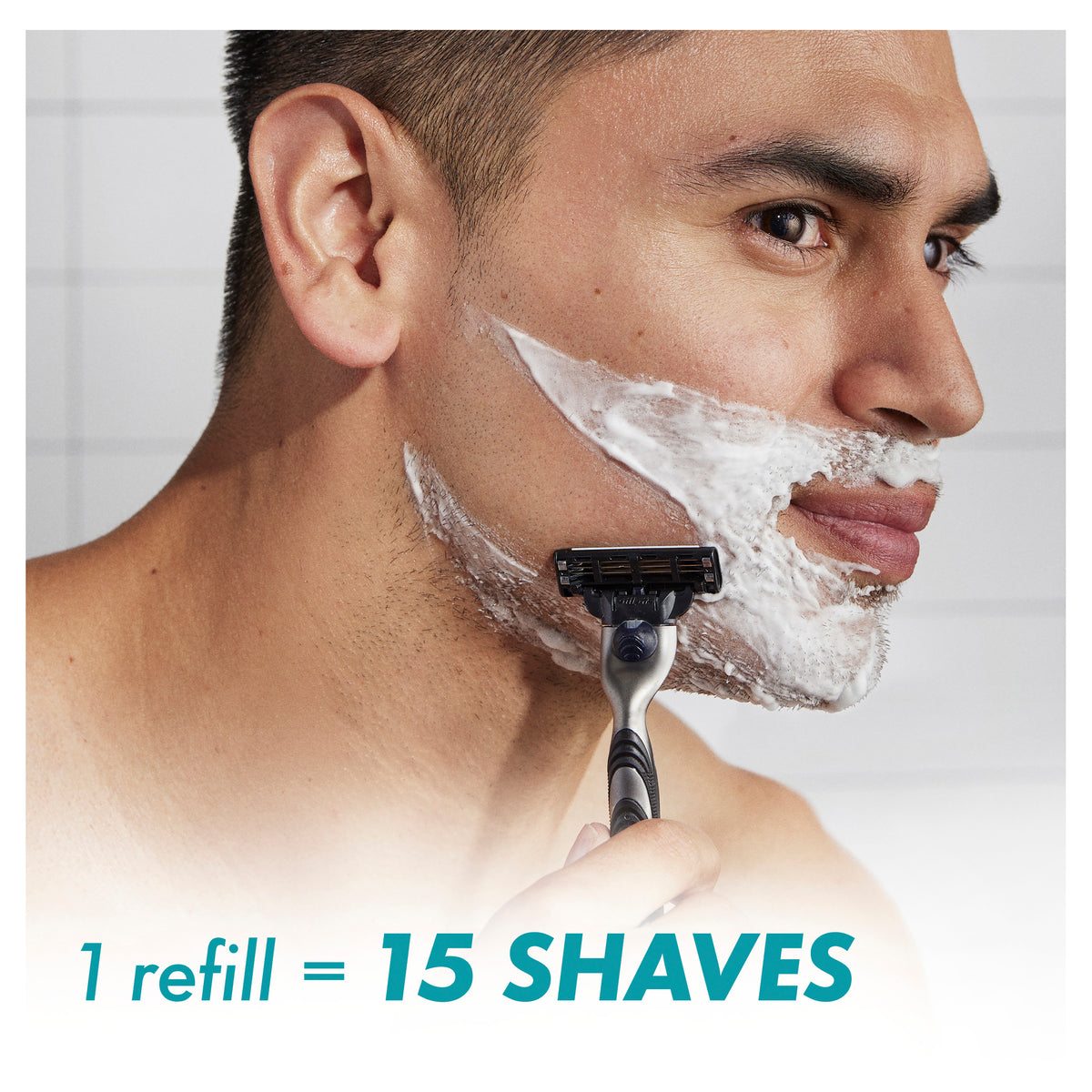GILLETTE Mach3+ Razor 1Up+ 2 Cartridges