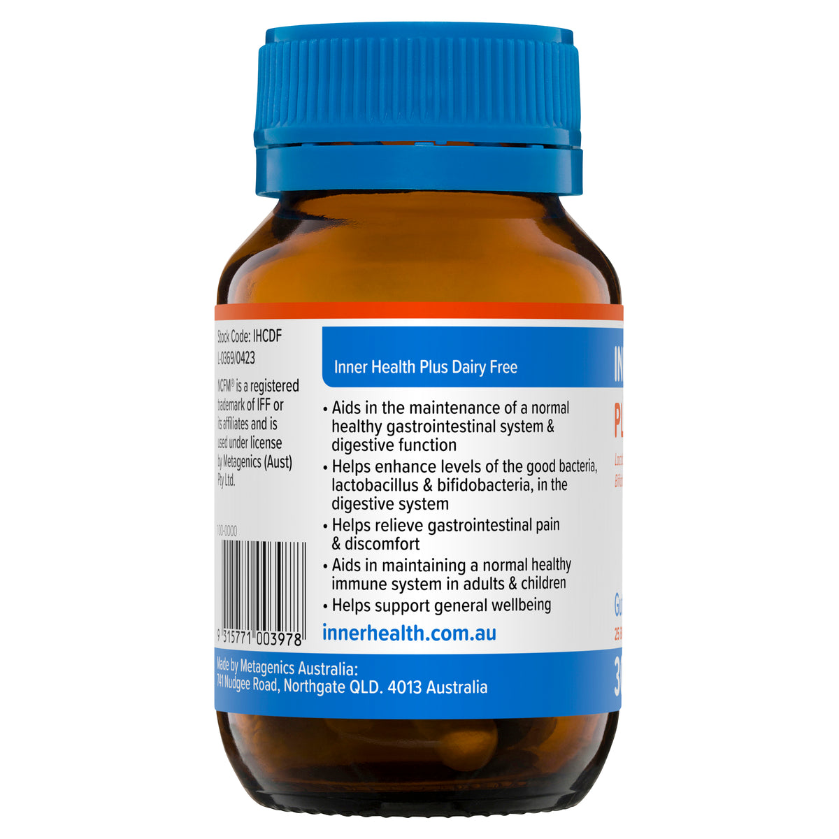 Inner Health Plus Dairy Free 30 Capsules