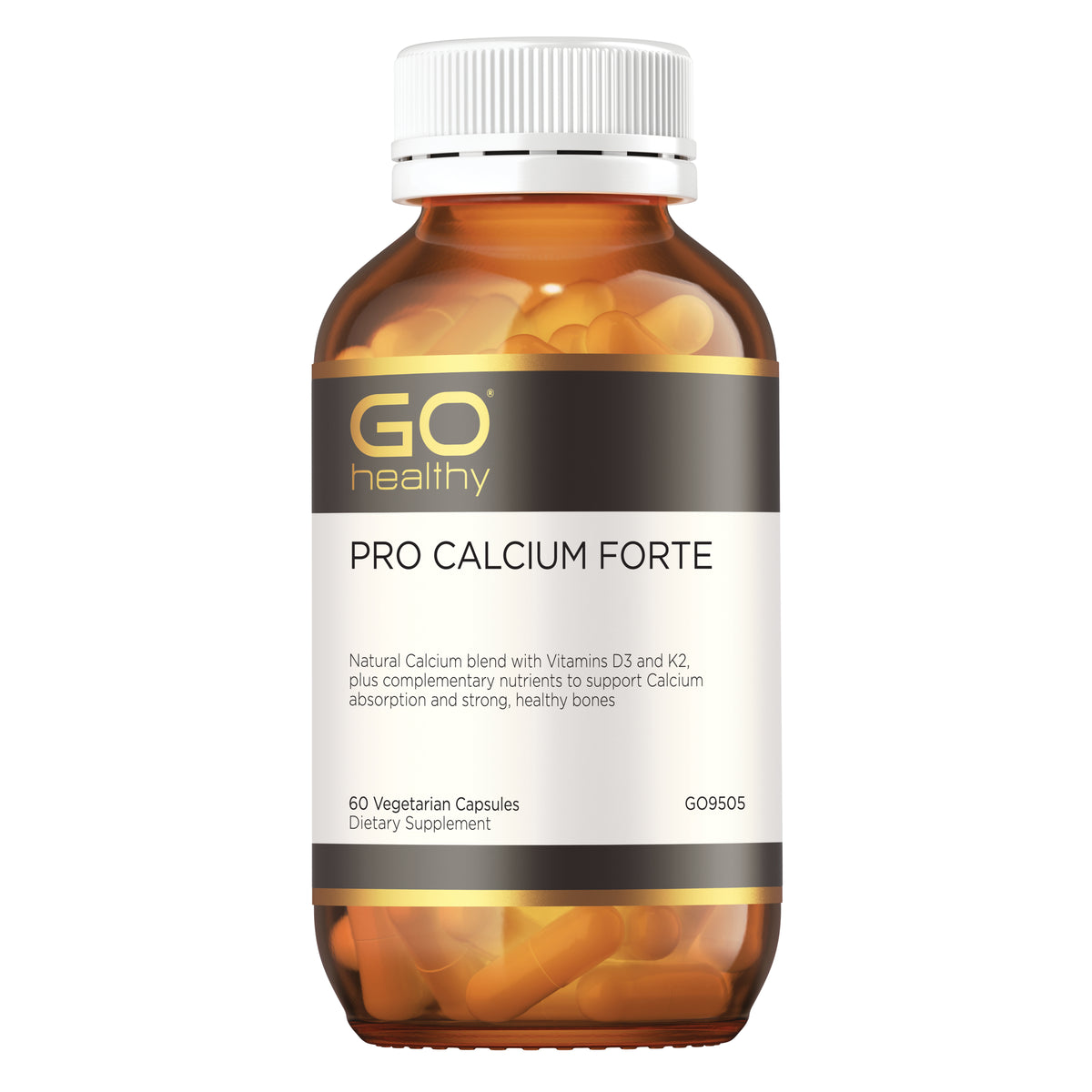 GO Healthy Pro Calcium Forte Vege Capsules 60s