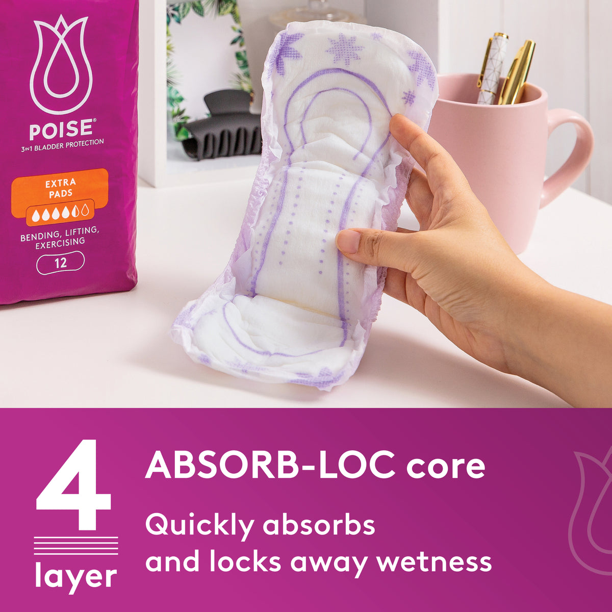 Poise Pads For Bladder Leaks Super 14 Pack