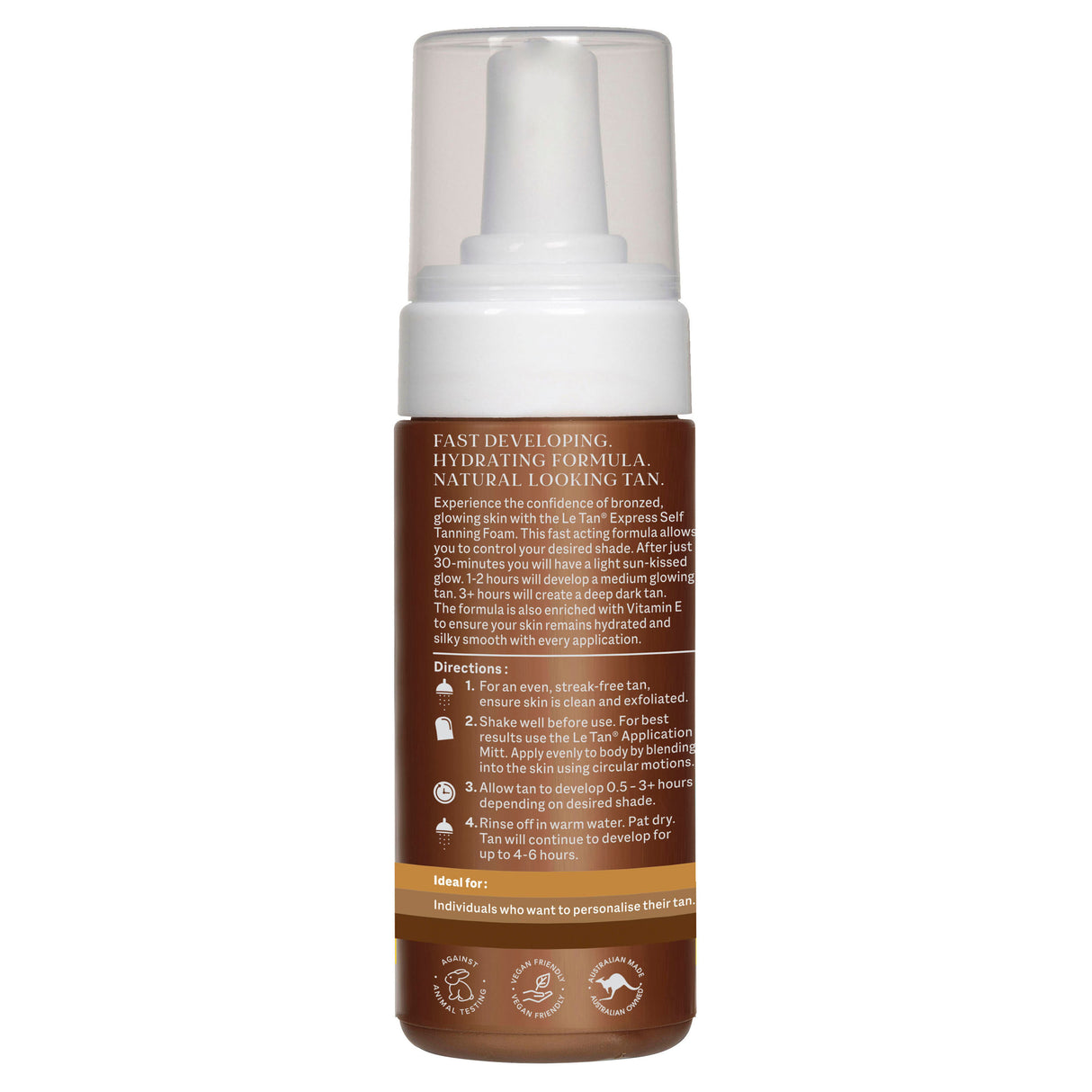 Le Tan Express Self Tanning Foam 110ml