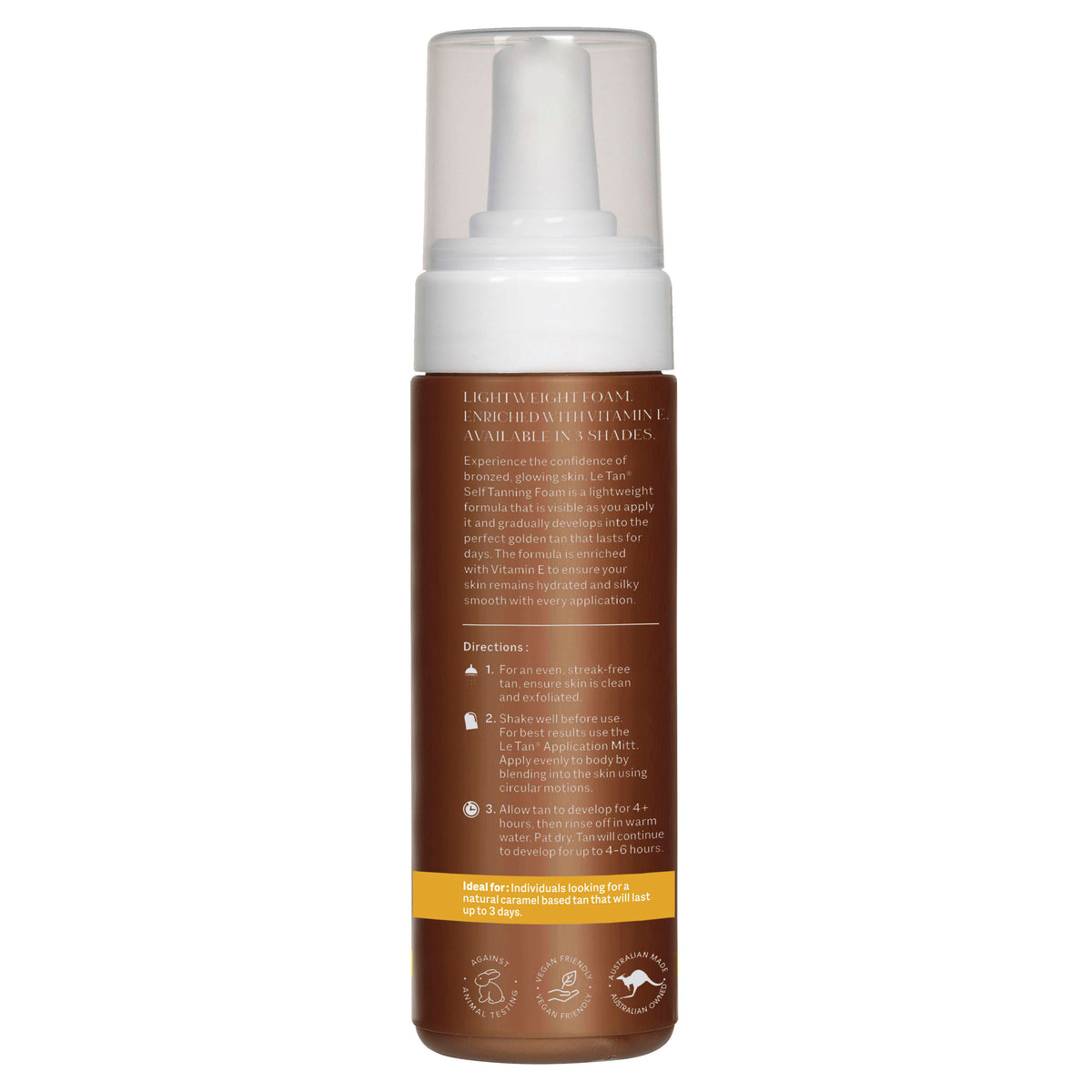 Le Tan Self Tanning Foam Light/Medium