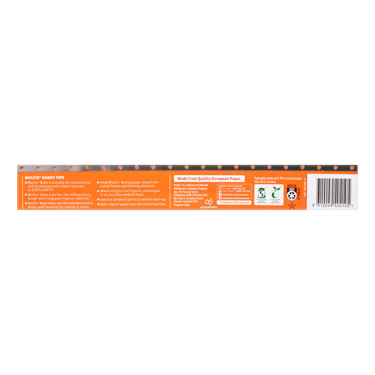 Multix Bake 10m x 30cm
