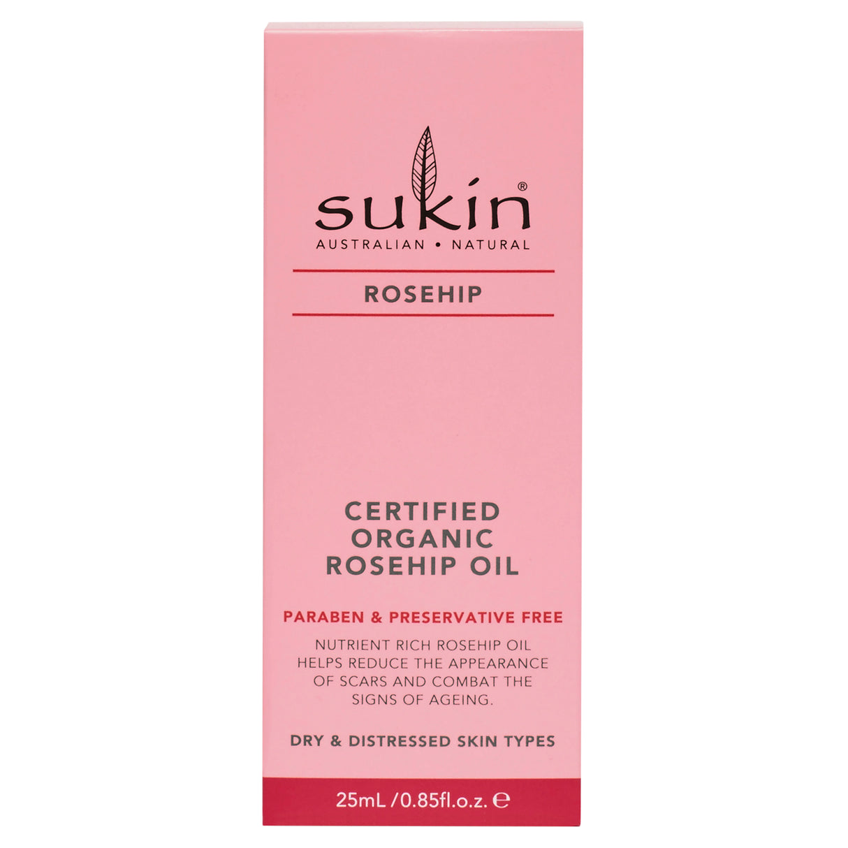 Sukin Certified Organic Rose Hip Oil 25ml