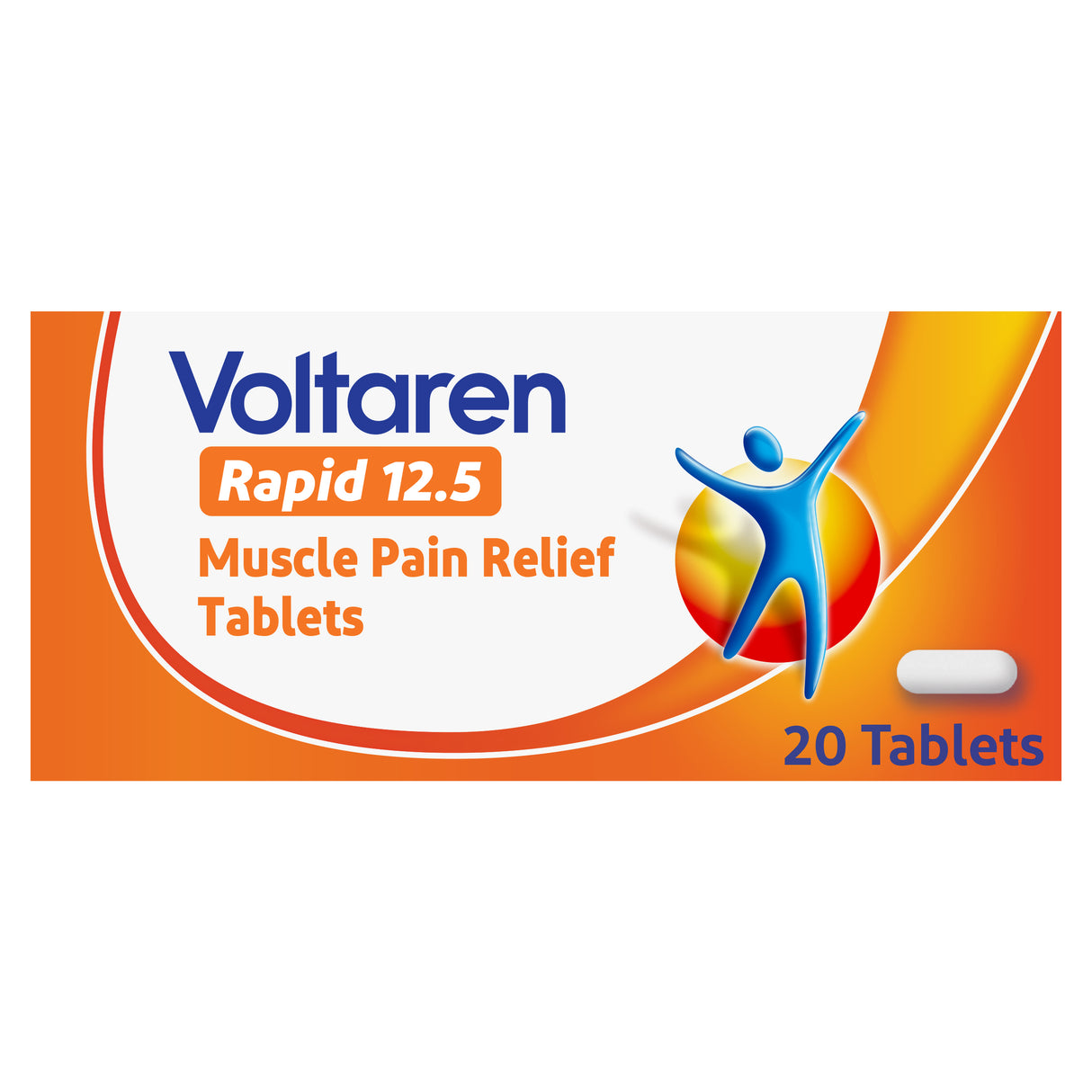 Voltaren Rapid Anti Inflammatory Pain Relief Tablets 12.5mg