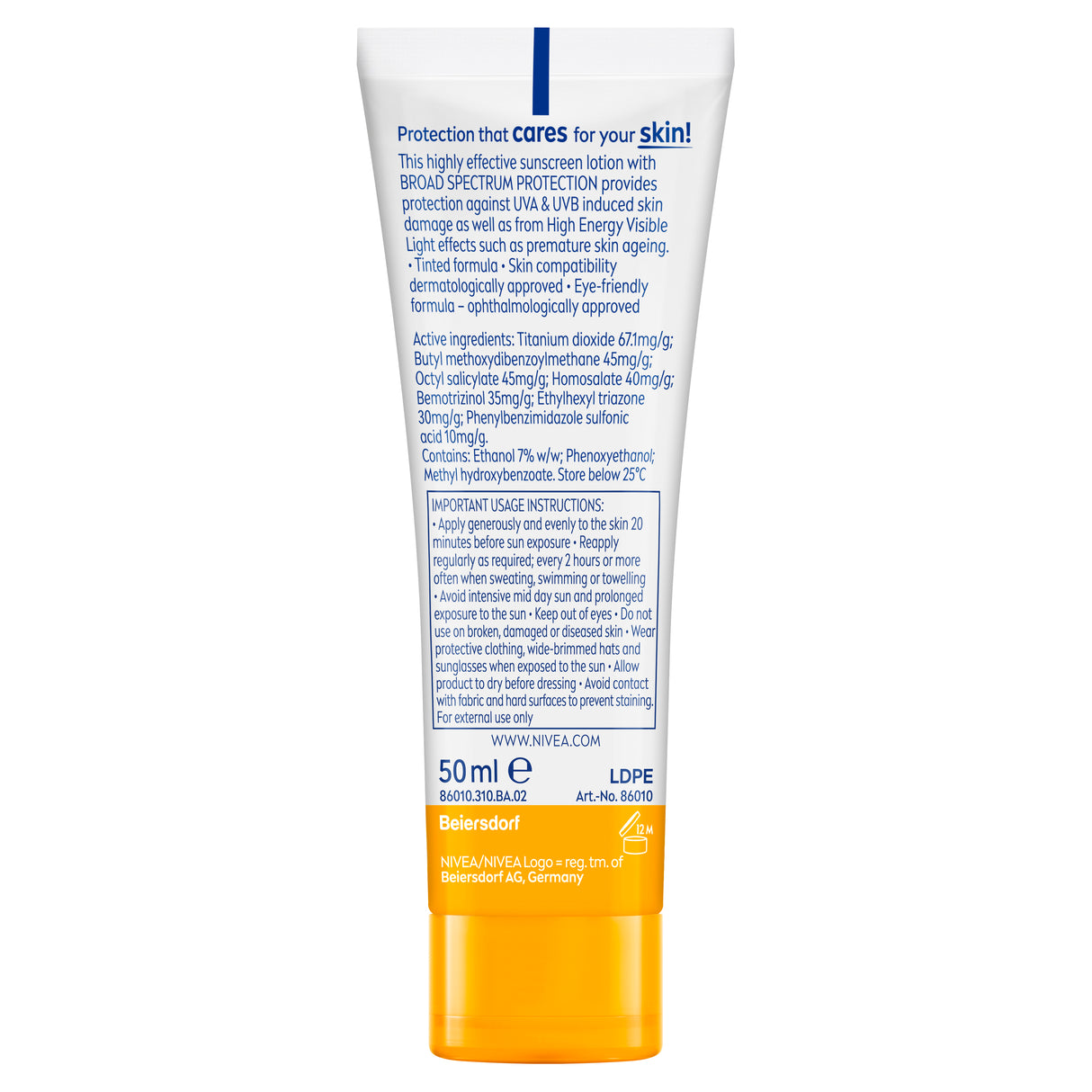NIVEA Sun Face BB Cr SPF50 50ml