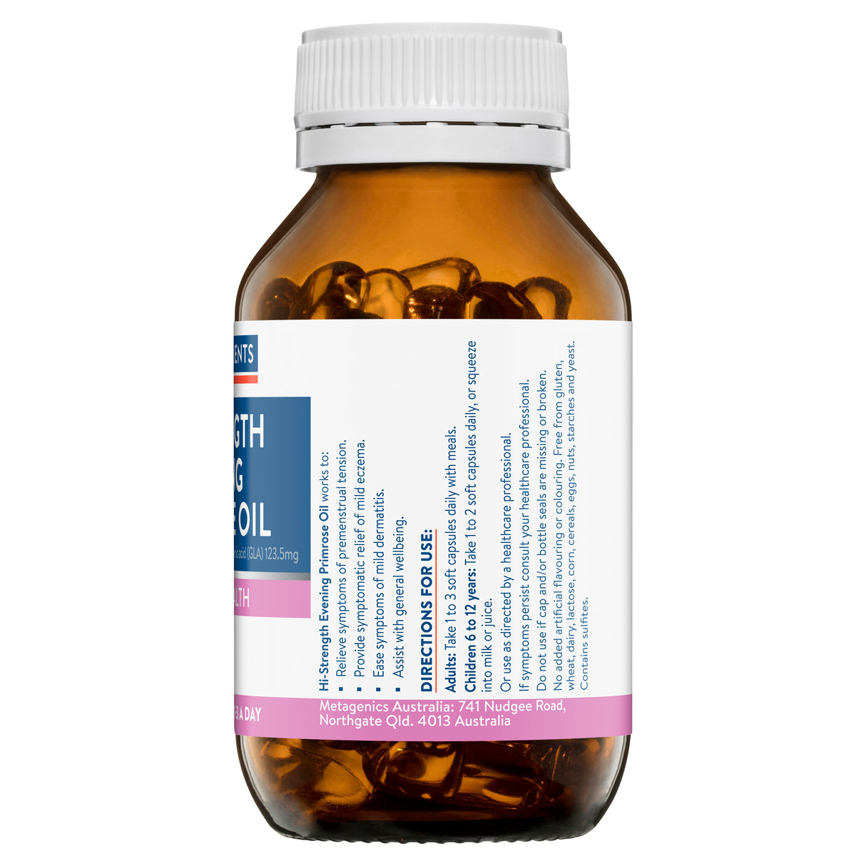 Ethical Nutrients Hi-Strength Evening Primrose Oil 60 Capsules