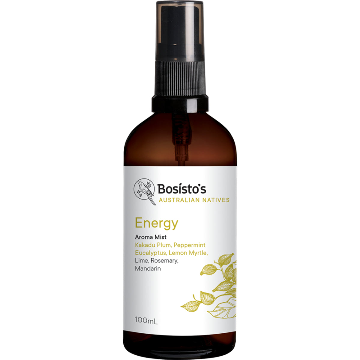 Bosisto’s Native Energy Aroma Mist 100mL