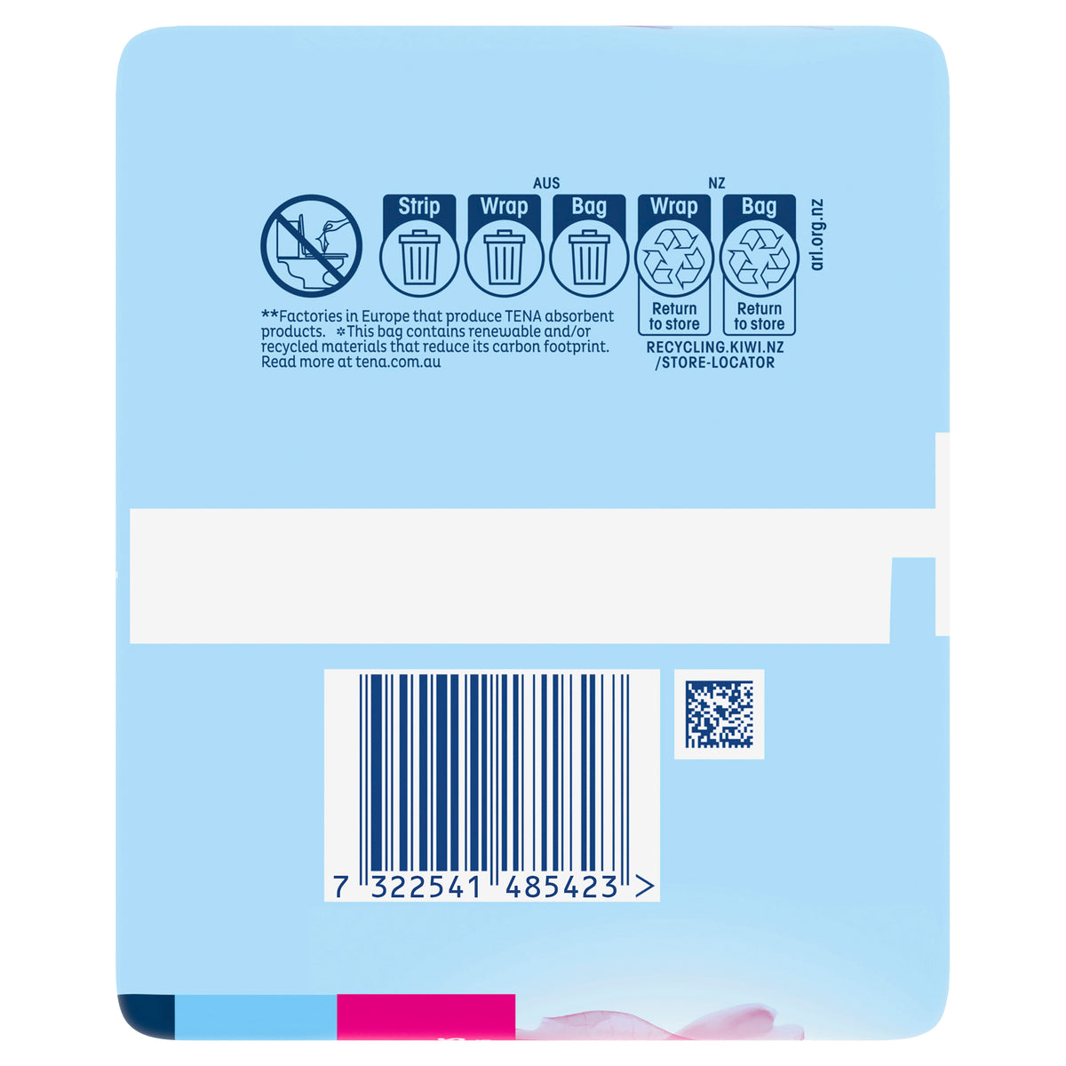 TENA Pads InstaDRY Long 8p