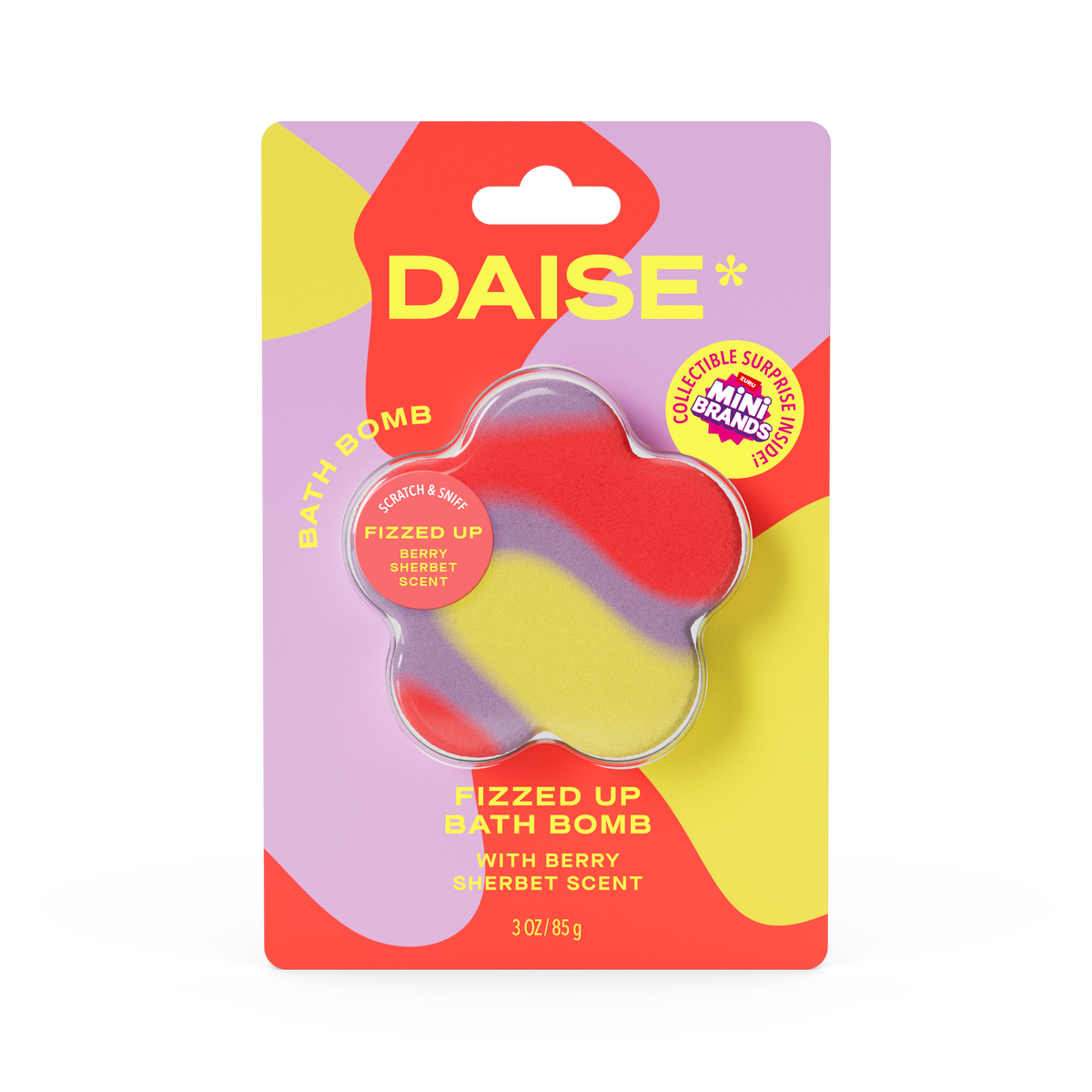 DAISE Fizzed Up Bath Bomb Berry Sherbert 85g
