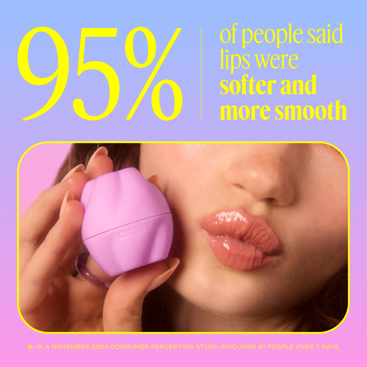 DAISE Hydrating Lip Balm in Watermelon Crush, 0.25 oz/7 g