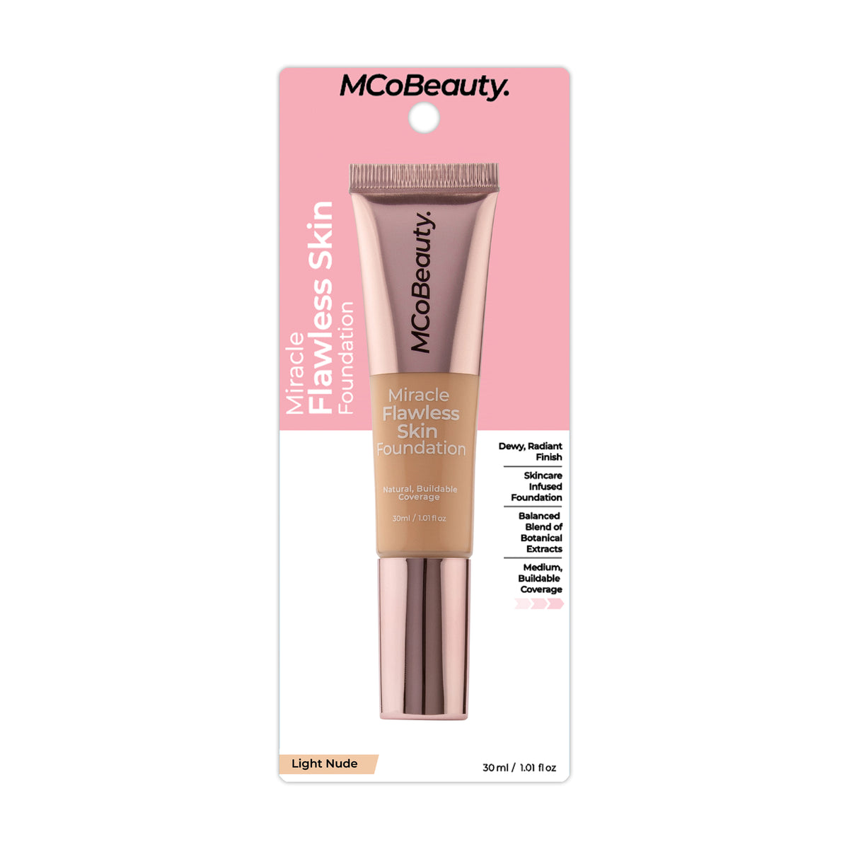 MCoBeauty Miracle Flawless Skin Foundation Light Nude