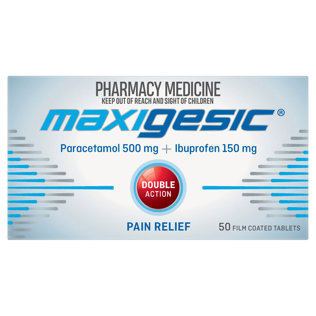 Maxigesic® Double Action Pain Relief 50 Tablets