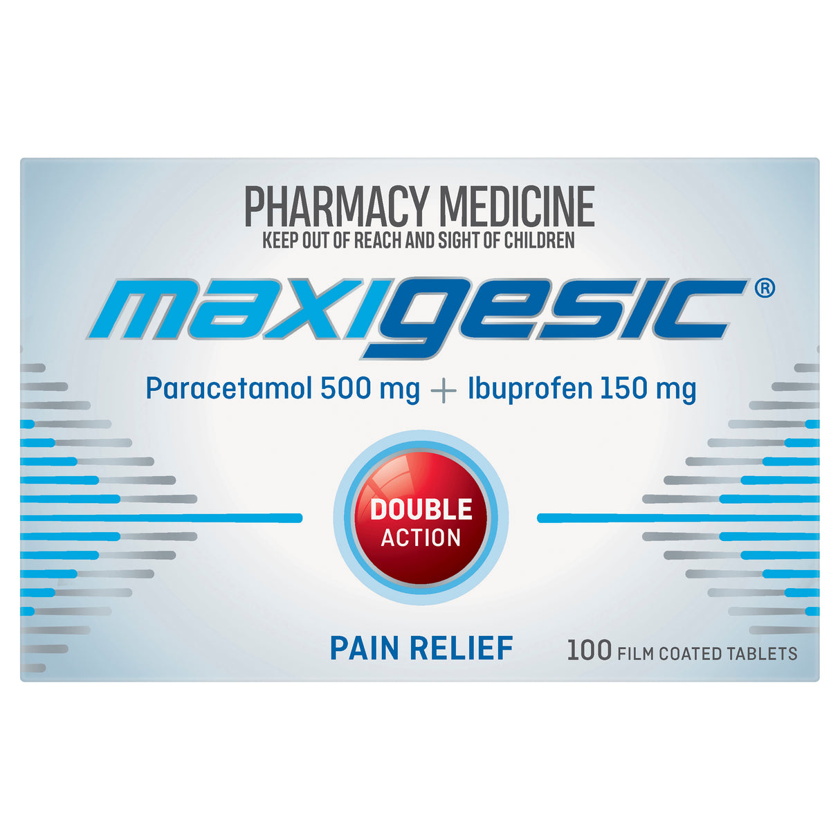 Maxigesic Pain Relief Tablets 100s