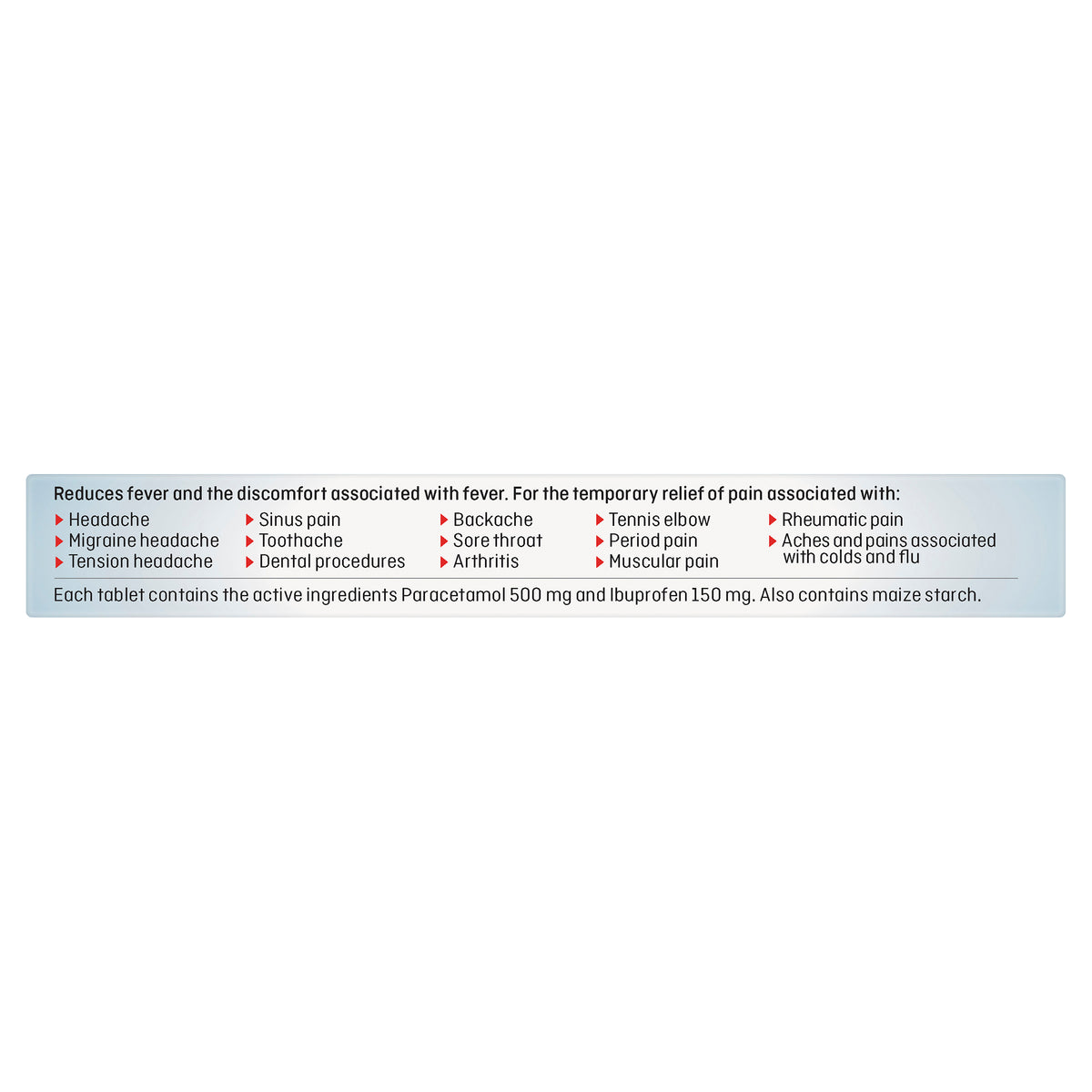 Maxigesic® Double Action Pain Relief 10 Tablets