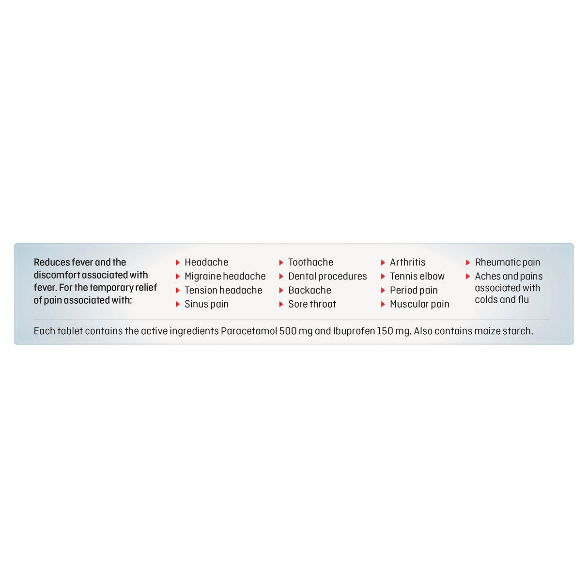 Maxigesic® Double Action Pain Relief 20 Tablets