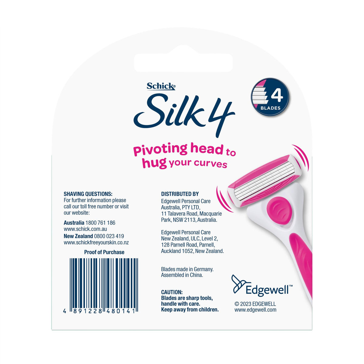 Schick Quattro for Women Refills 4pk