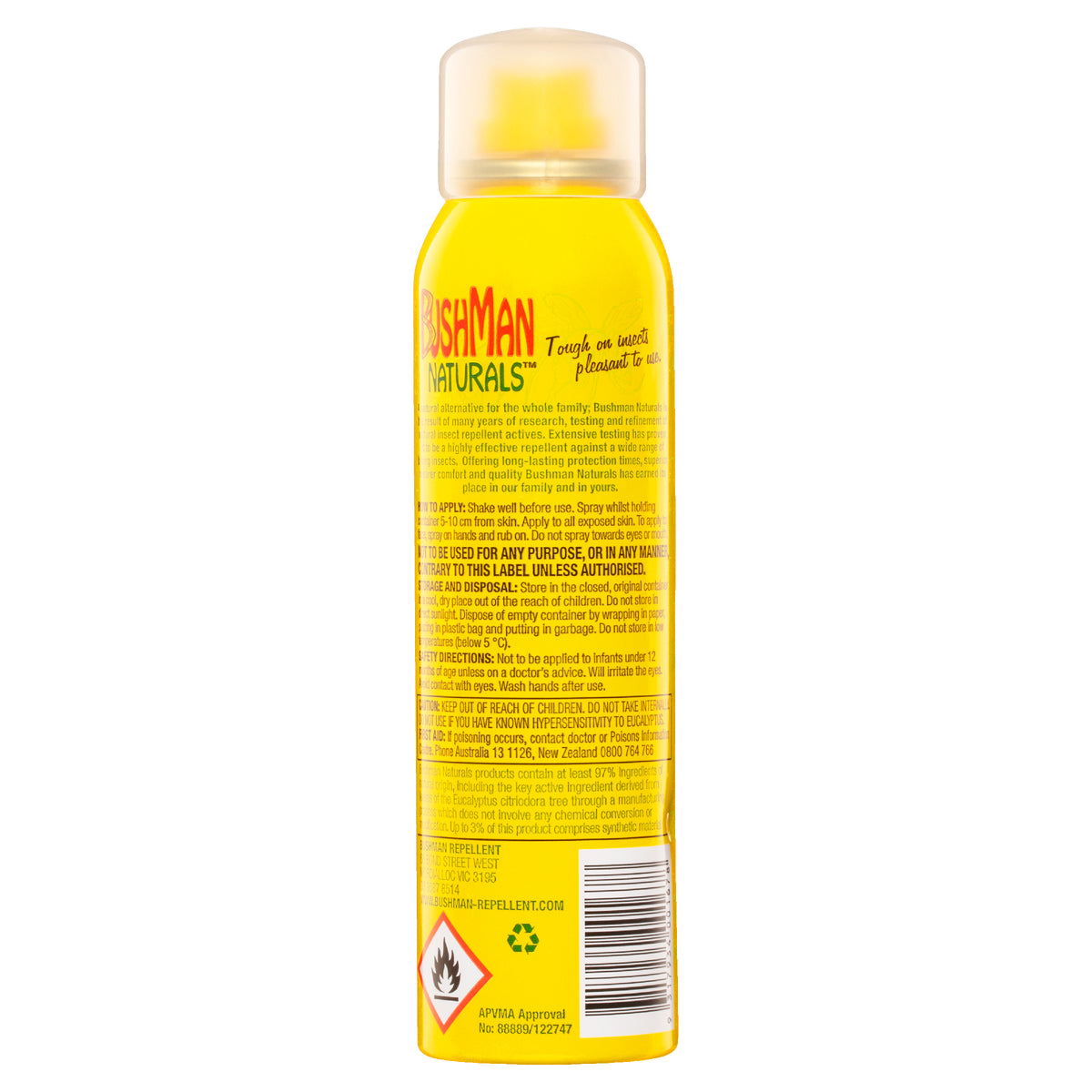 Bushman Naturals Pump Spray 145ml
